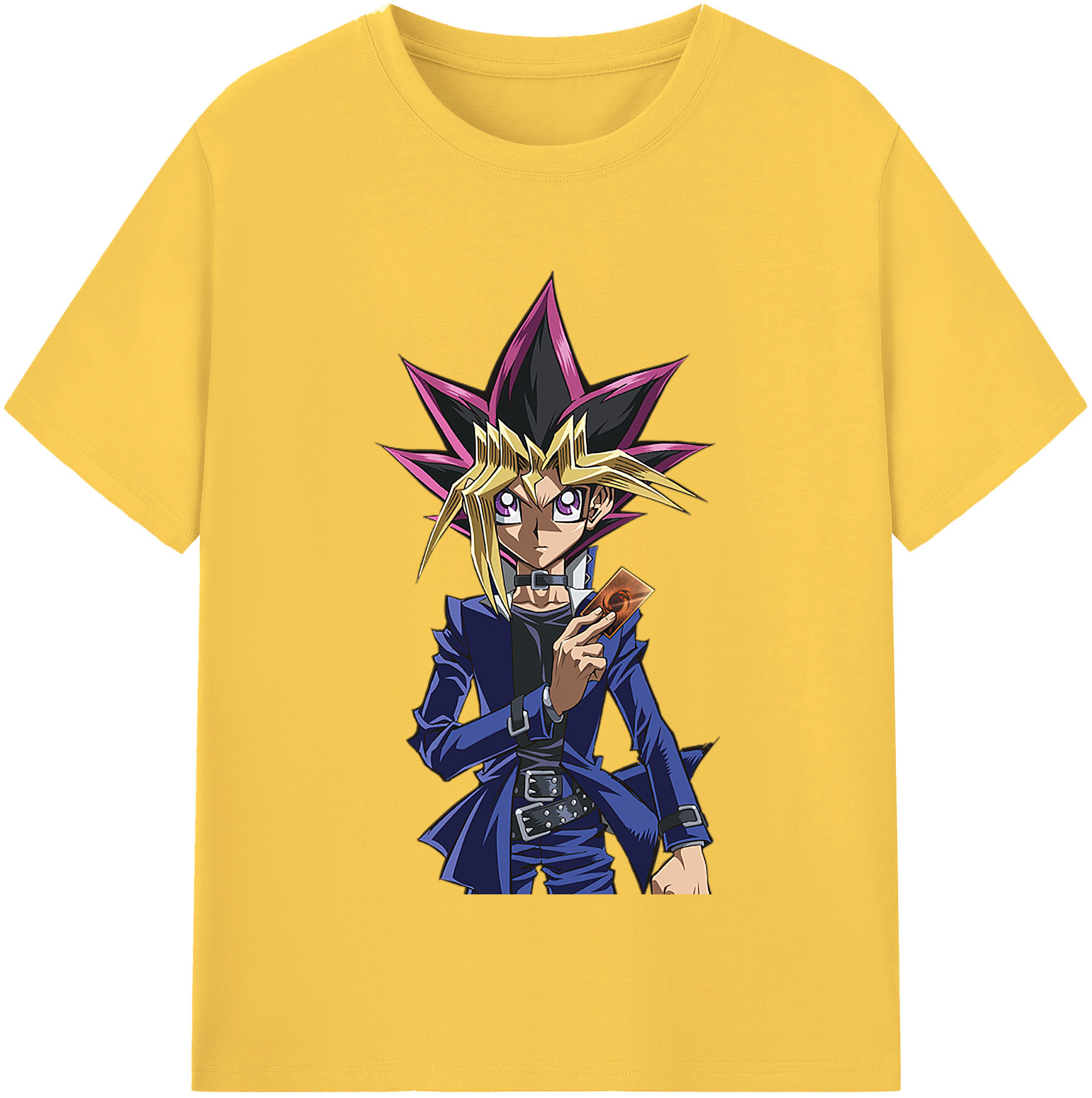 （画像用） 遊☆戯☆王 Yu-Gi-Oh! 綿100％半袖Tシャツ（フロントプリント）