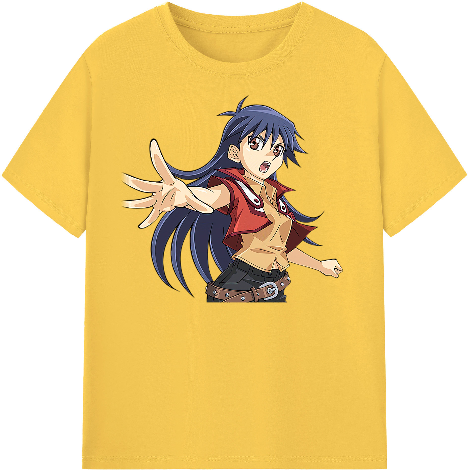 （画像用） 遊☆戯☆王 Yu-Gi-Oh! 綿100％半袖Tシャツ（フロントプリント）