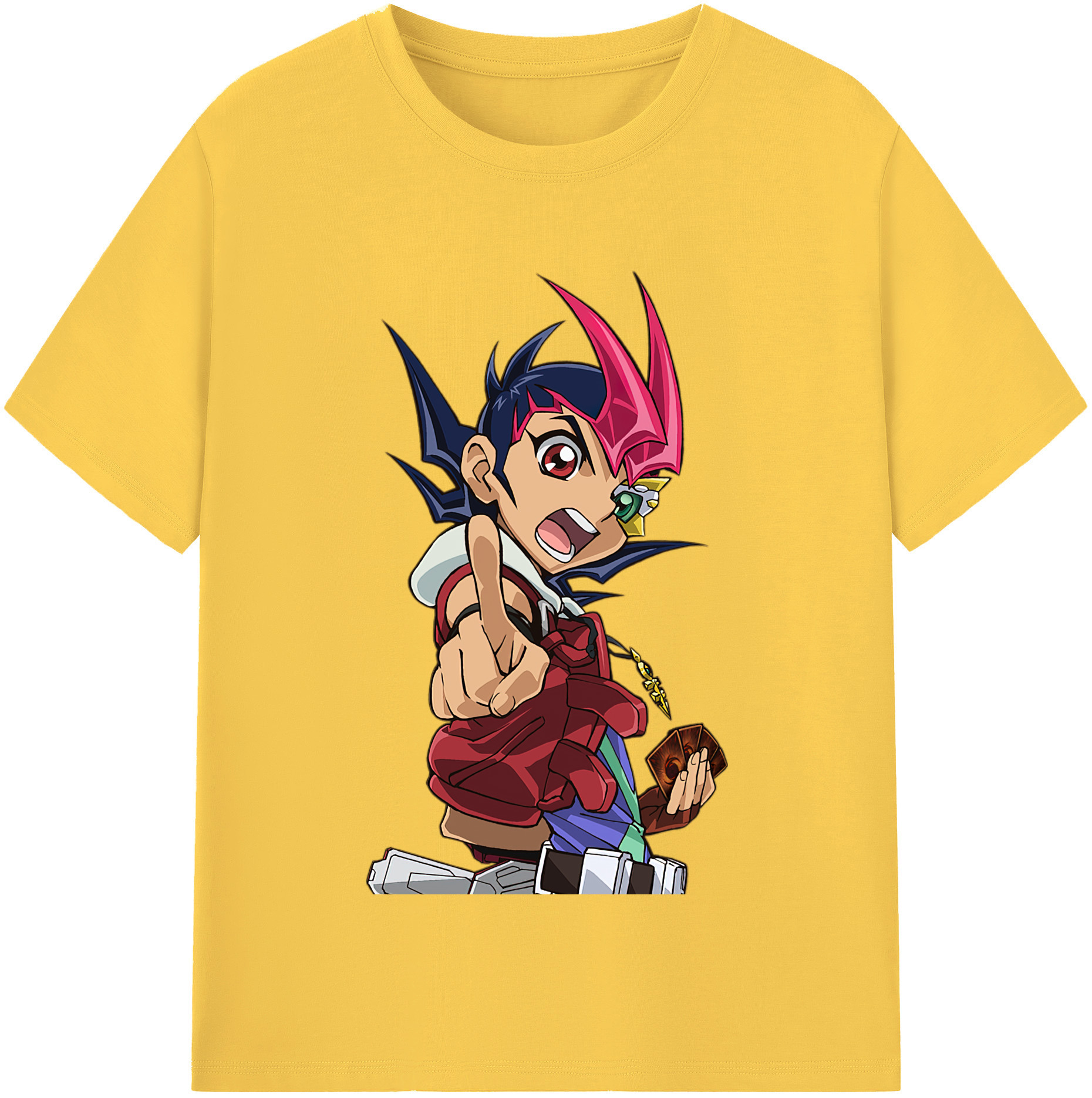 （画像用） 遊☆戯☆王 Yu-Gi-Oh! 綿100％半袖Tシャツ（フロントプリント）