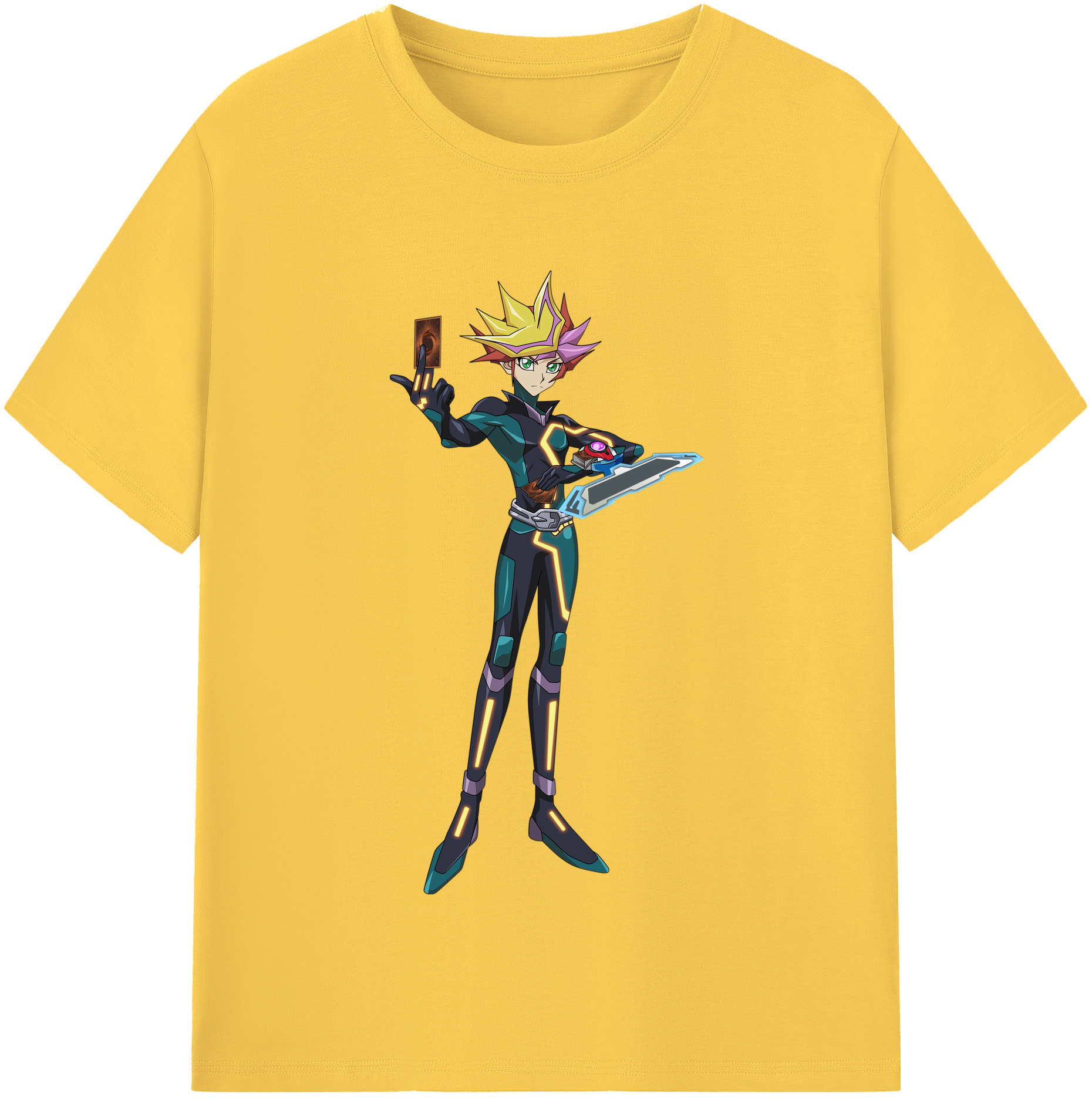 （画像用） 遊☆戯☆王 Yu-Gi-Oh! 綿100％半袖Tシャツ（フロントプリント）