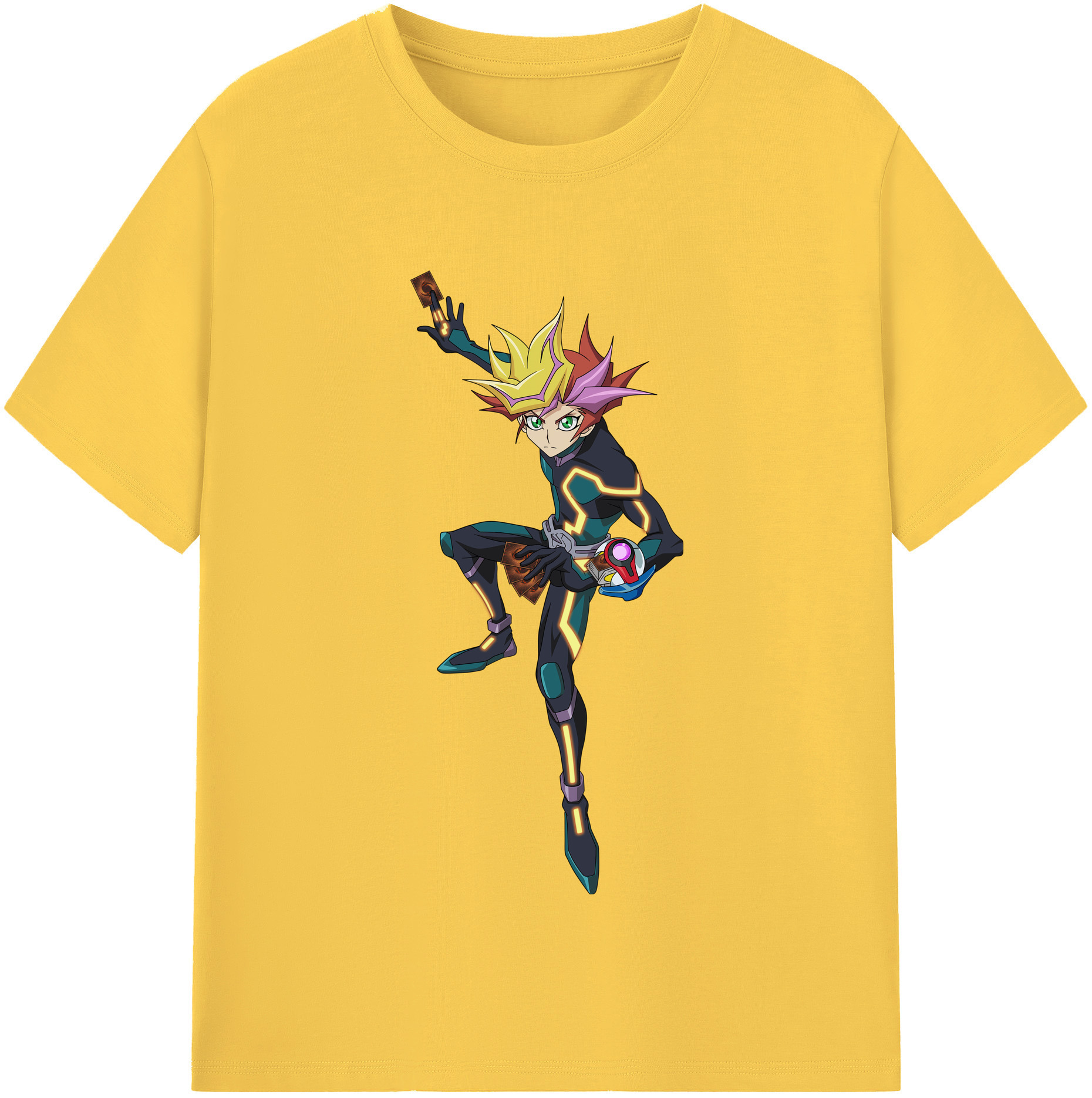（画像用） 遊☆戯☆王 Yu-Gi-Oh! 綿100％半袖Tシャツ（フロントプリント）