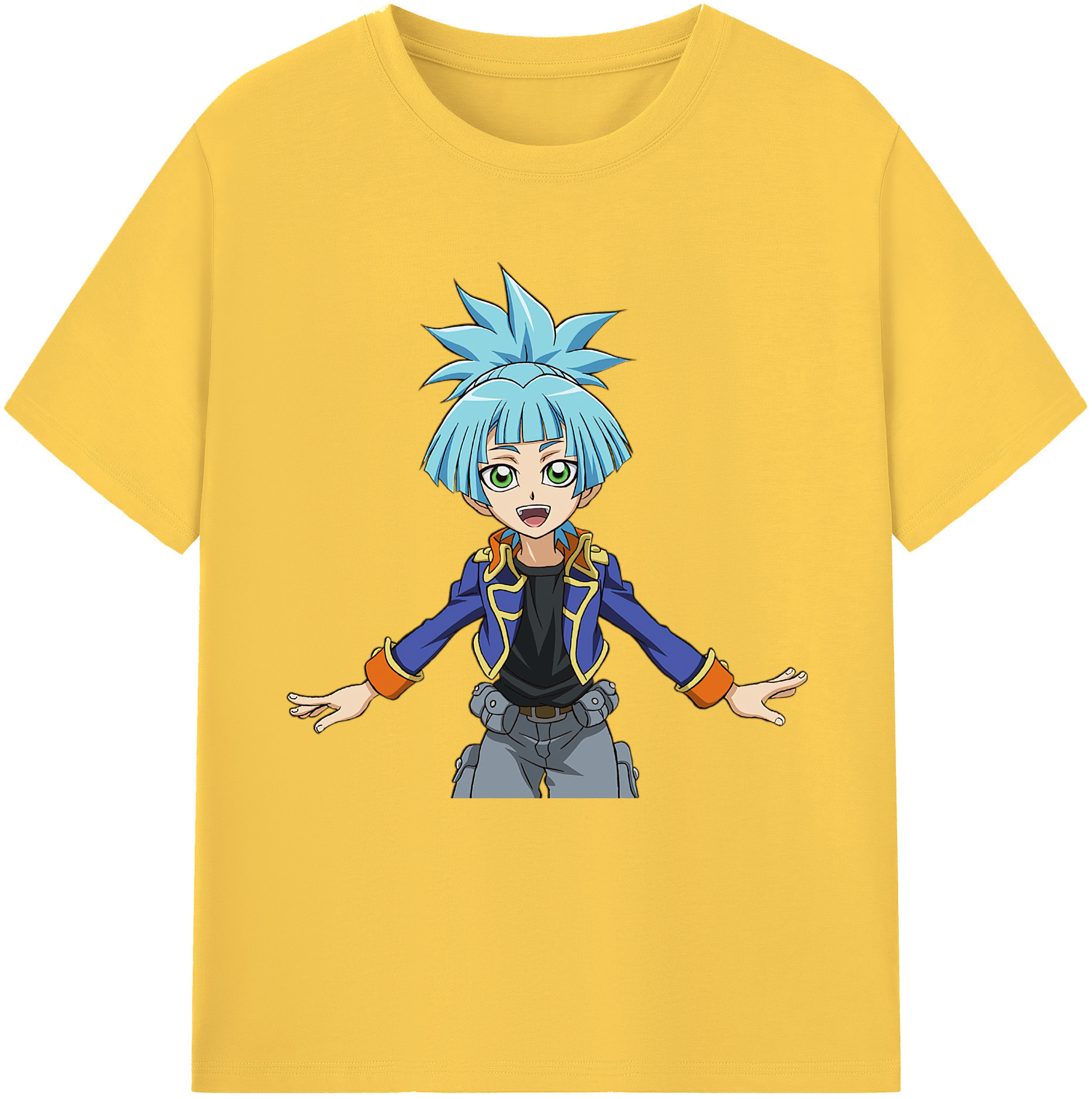 （画像用） 遊☆戯☆王 Yu-Gi-Oh! 綿100％半袖Tシャツ（フロントプリント）