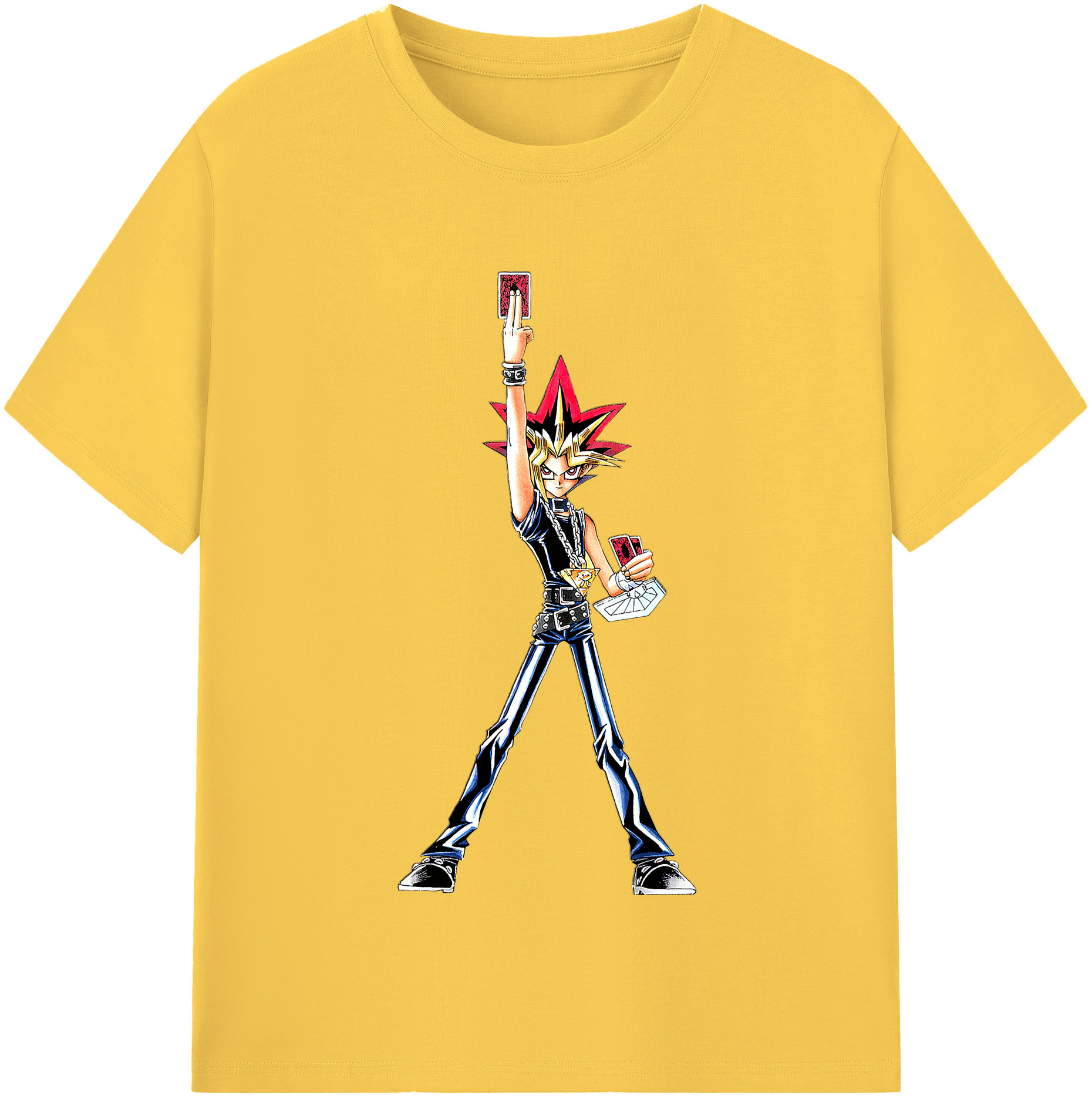 （画像用） 遊☆戯☆王 Yu-Gi-Oh! 綿100％半袖Tシャツ（フロントプリント）