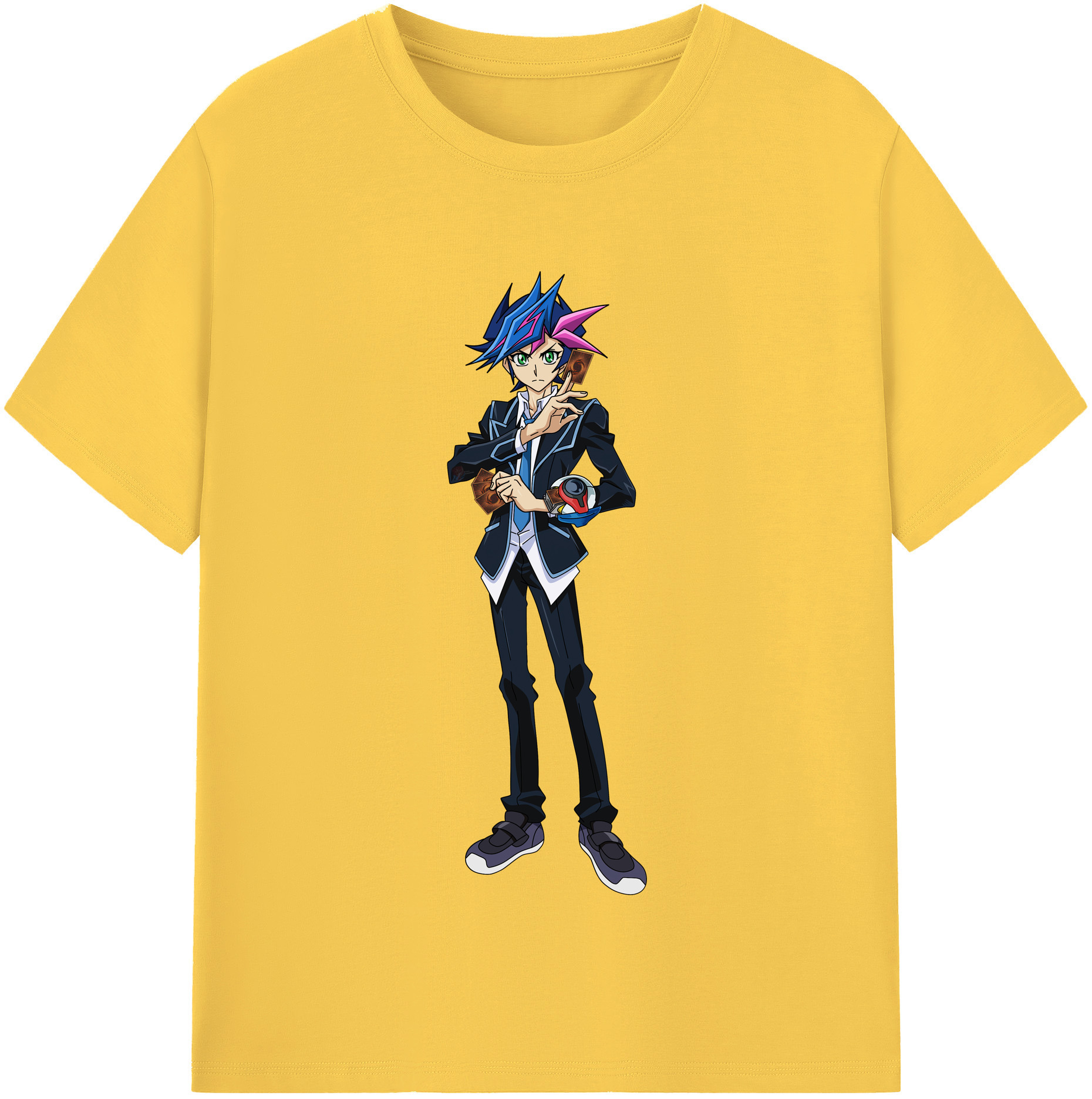 （画像用） 遊☆戯☆王 Yu-Gi-Oh! 綿100％半袖Tシャツ（フロントプリント）