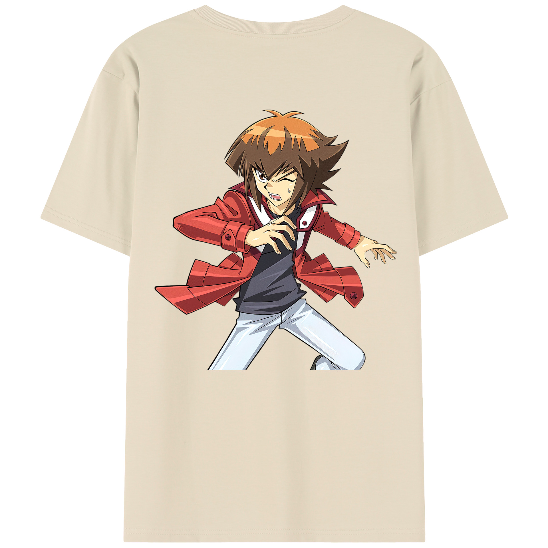 （画像用） 遊☆戯☆王 Yu-Gi-Oh! 綿100％半袖Tシャツ（背面プリント）