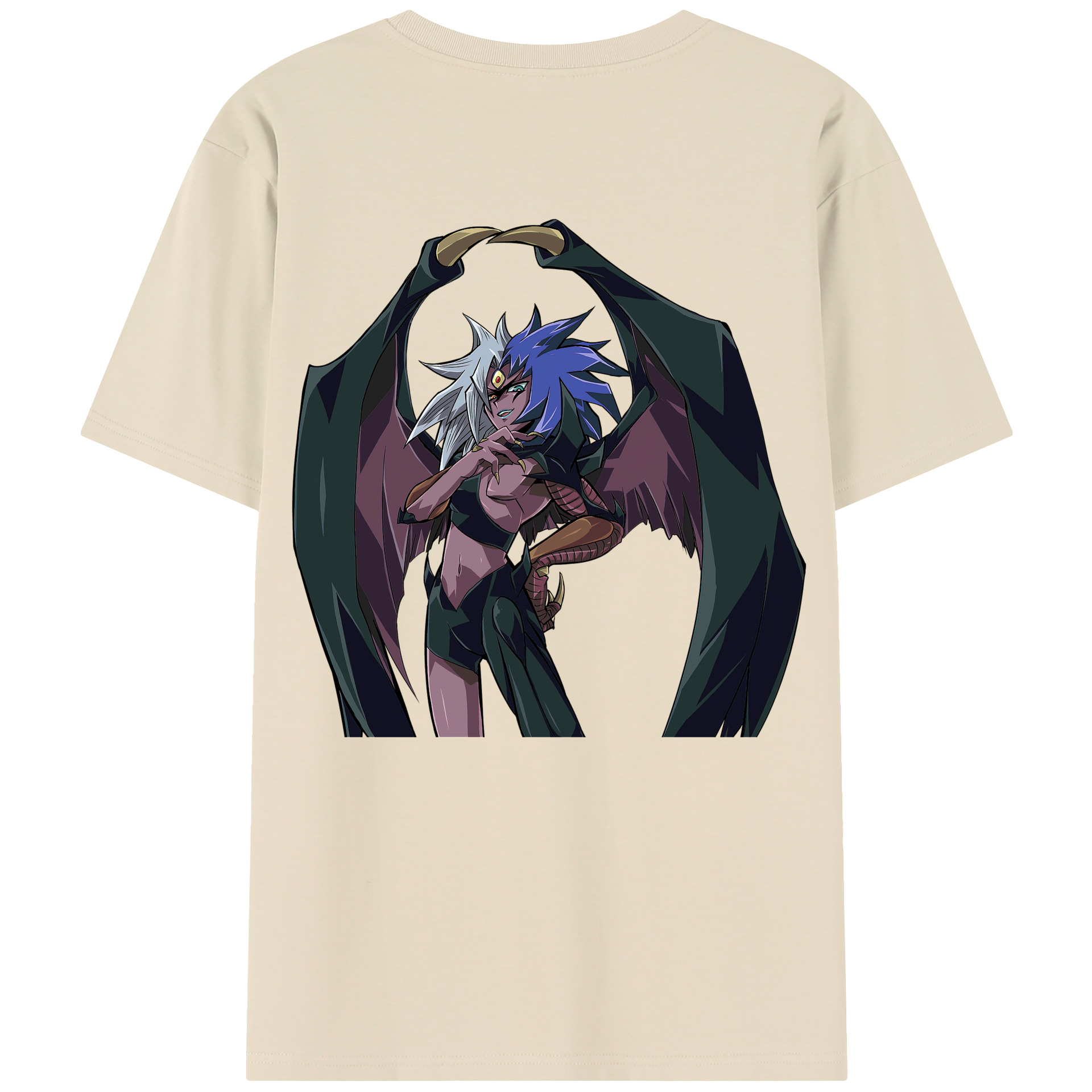 （画像用） 遊☆戯☆王 Yu-Gi-Oh! 綿100％半袖Tシャツ（背面プリント）
