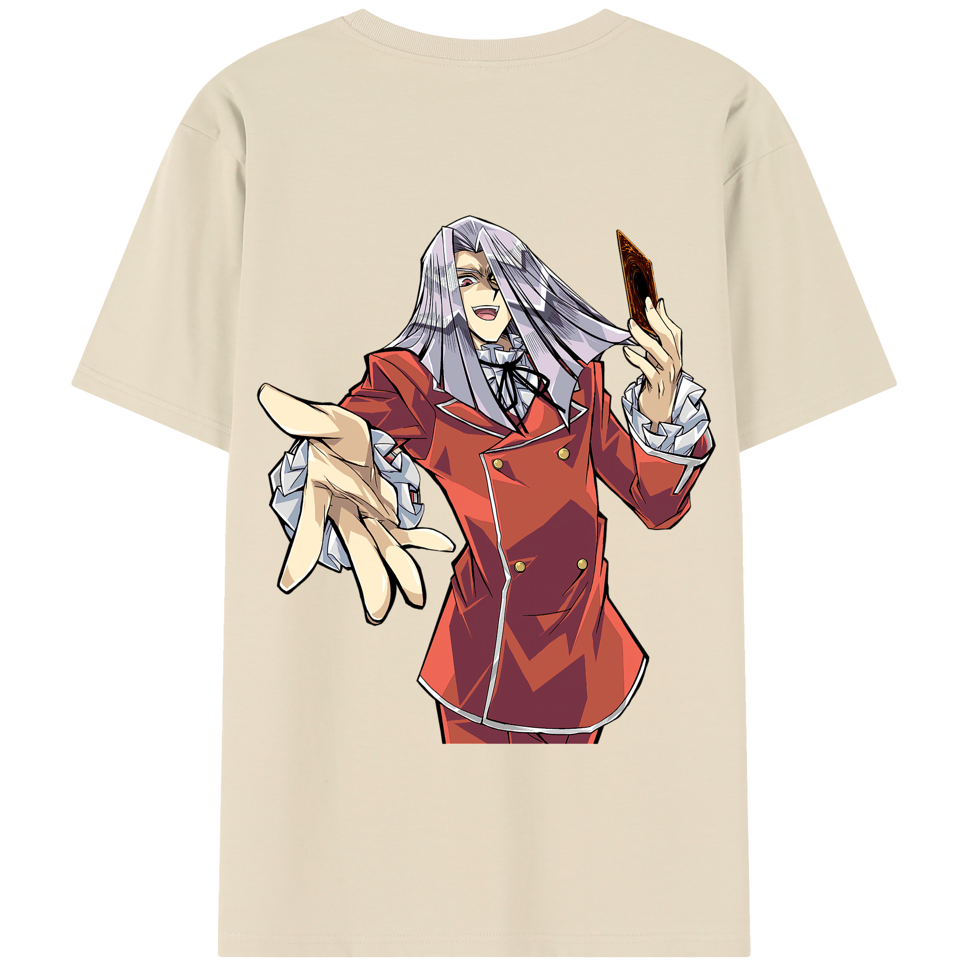 （画像用） 遊☆戯☆王 Yu-Gi-Oh! 綿100％半袖Tシャツ（背面プリント）