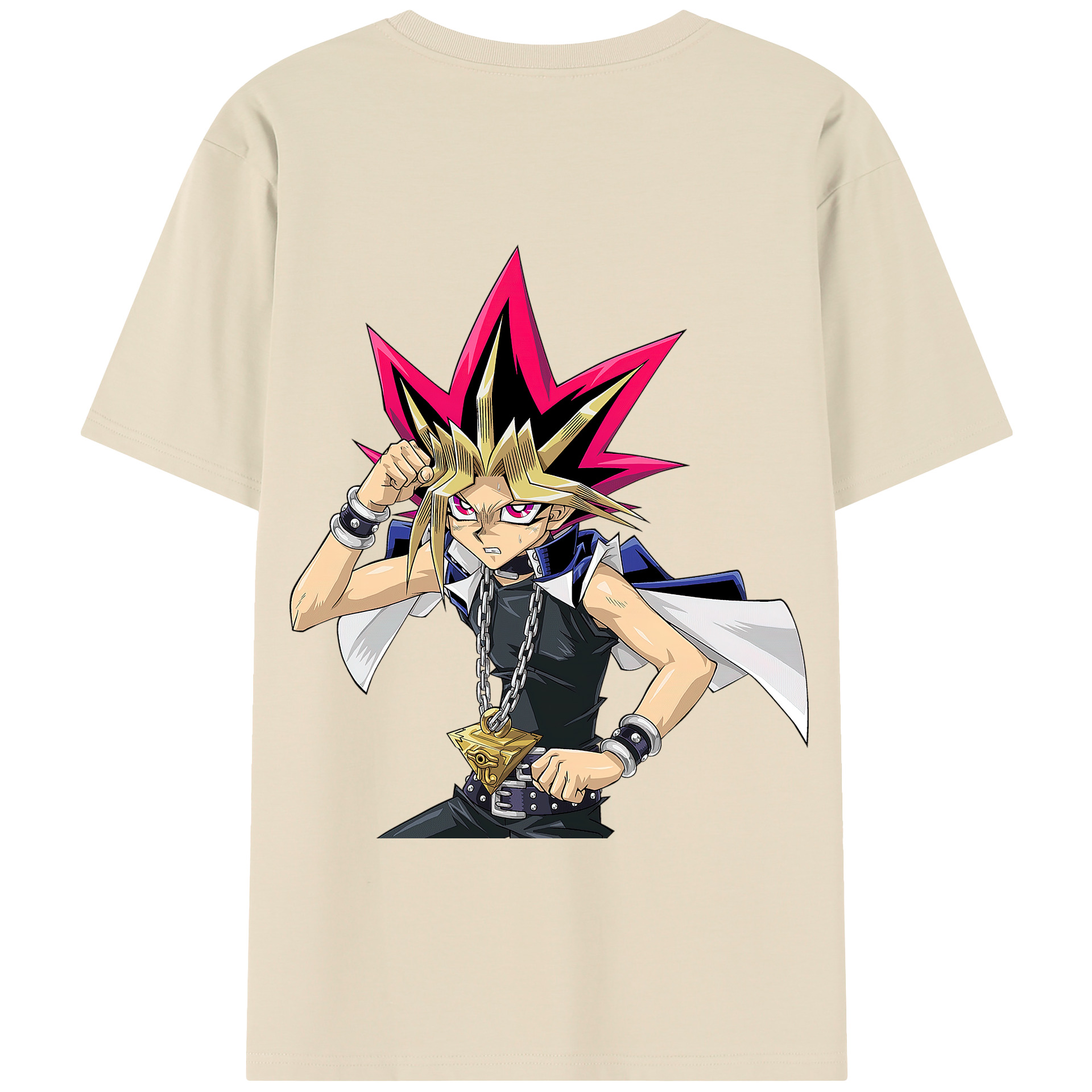 （画像用） 遊☆戯☆王 Yu-Gi-Oh! 綿100％半袖Tシャツ（背面プリント）