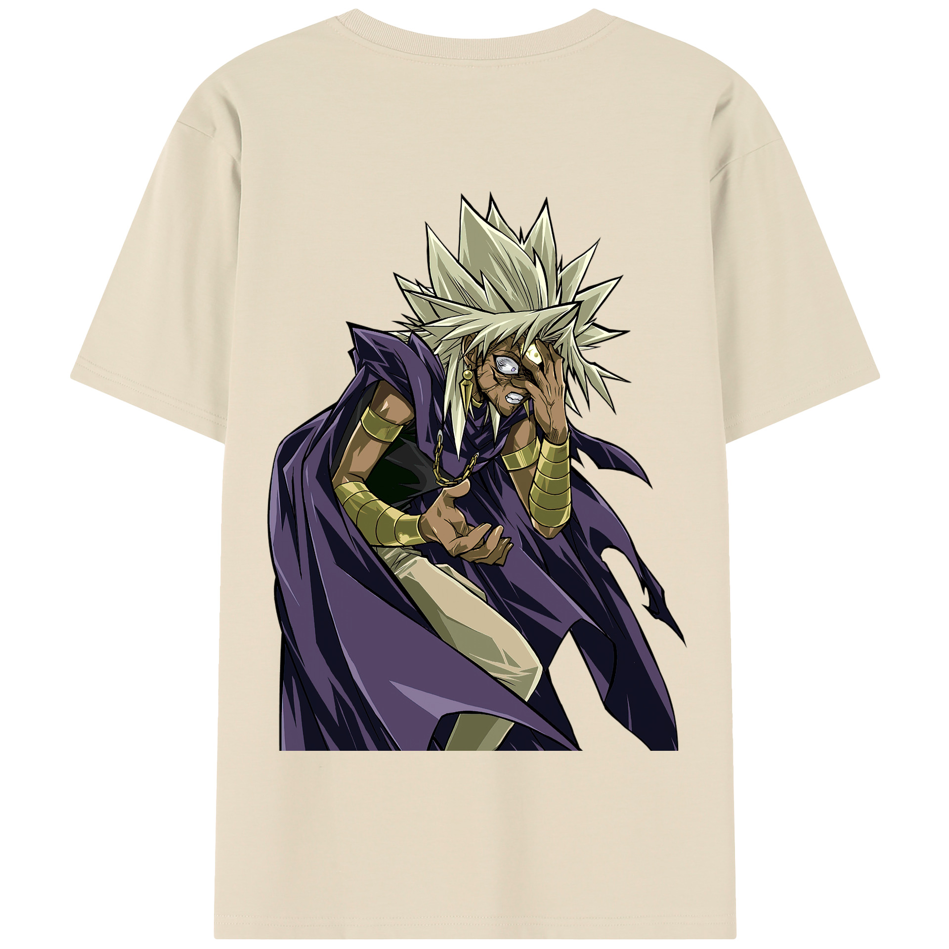 （画像用） 遊☆戯☆王 Yu-Gi-Oh! 綿100％半袖Tシャツ（背面プリント）