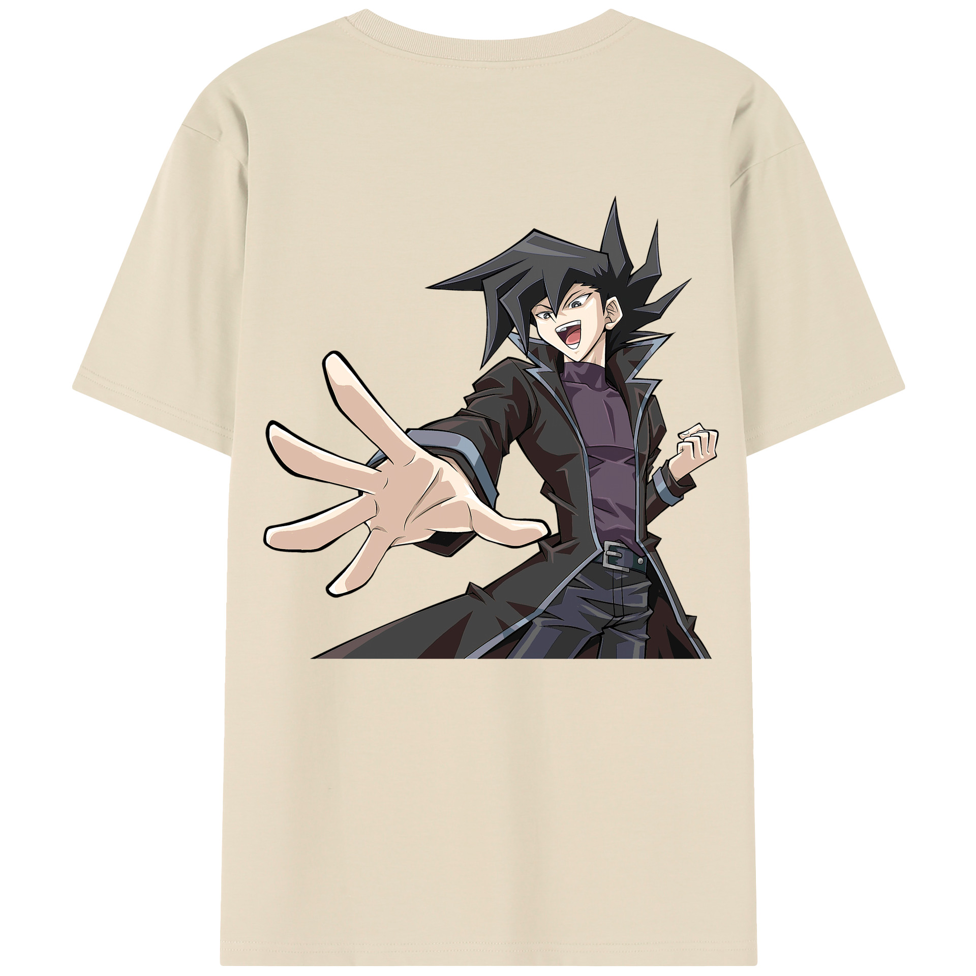 （画像用） 遊☆戯☆王 Yu-Gi-Oh! 綿100％半袖Tシャツ（背面プリント）