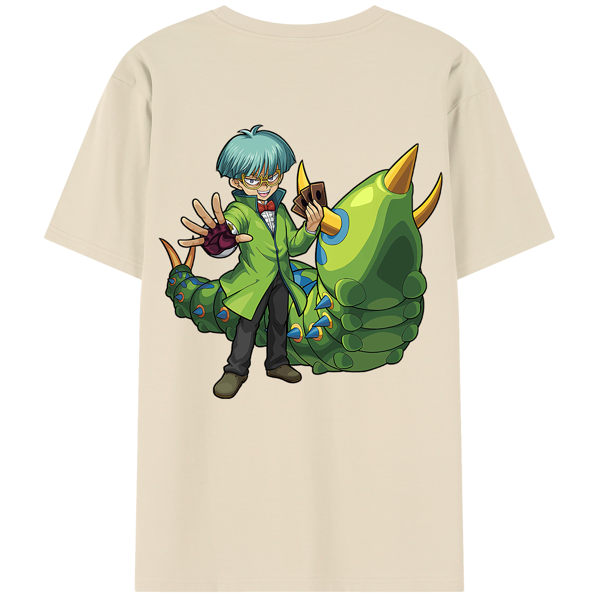 （画像用） 遊☆戯☆王 Yu-Gi-Oh! 綿100％半袖Tシャツ（背面プリント）