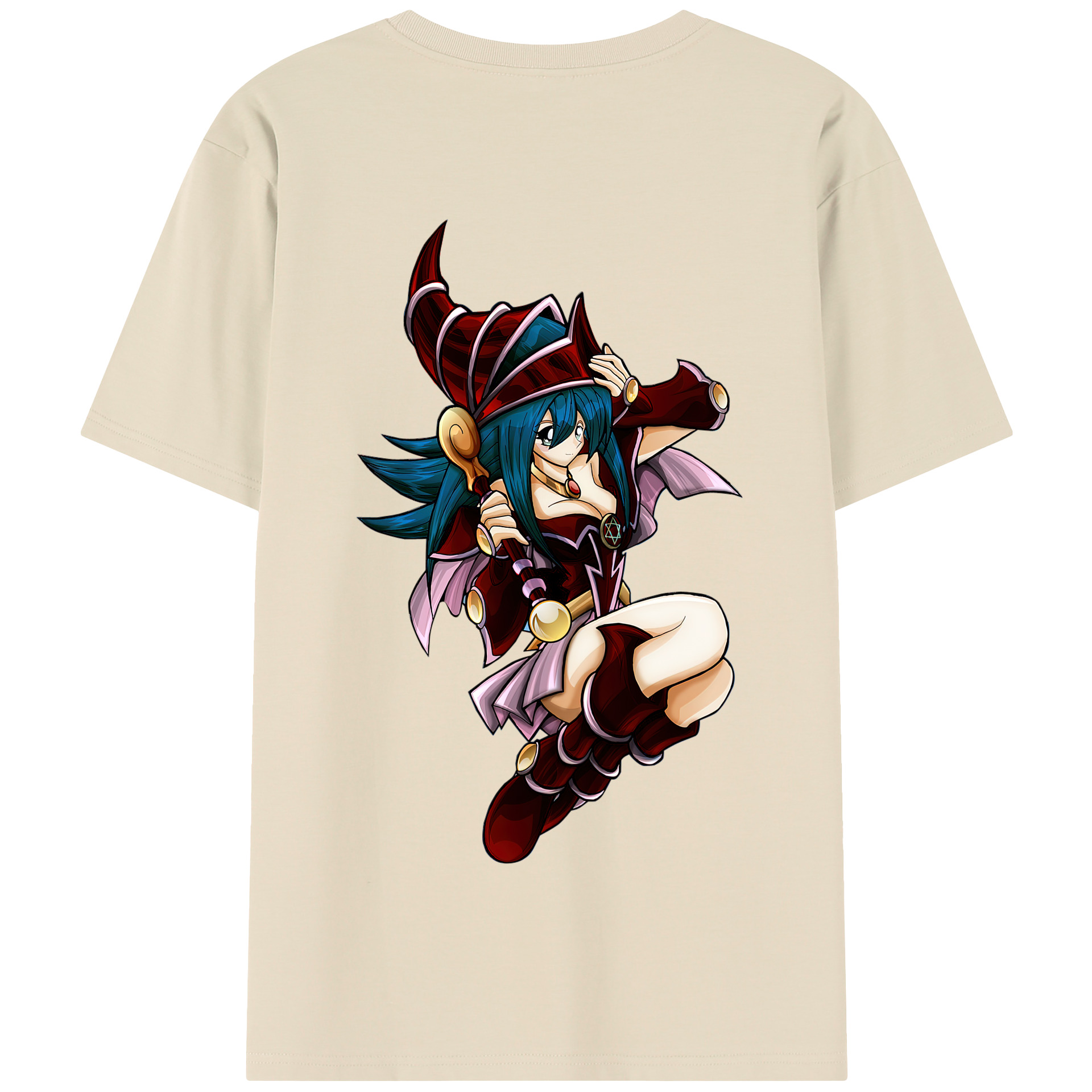 （画像用） 遊☆戯☆王 Yu-Gi-Oh! 綿100％半袖Tシャツ（背面プリント）