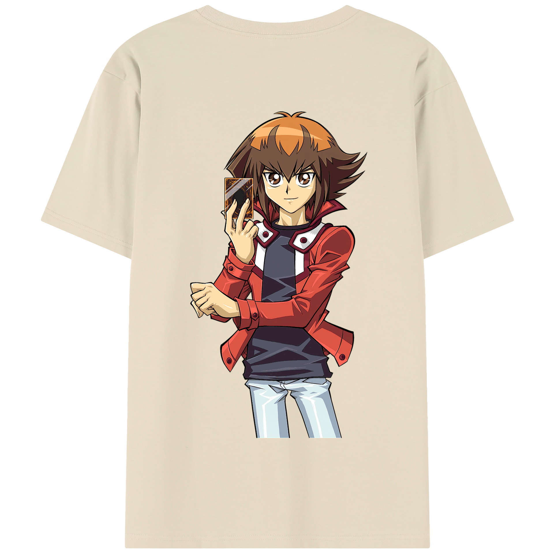（画像用） 遊☆戯☆王 Yu-Gi-Oh! 綿100％半袖Tシャツ（背面プリント）