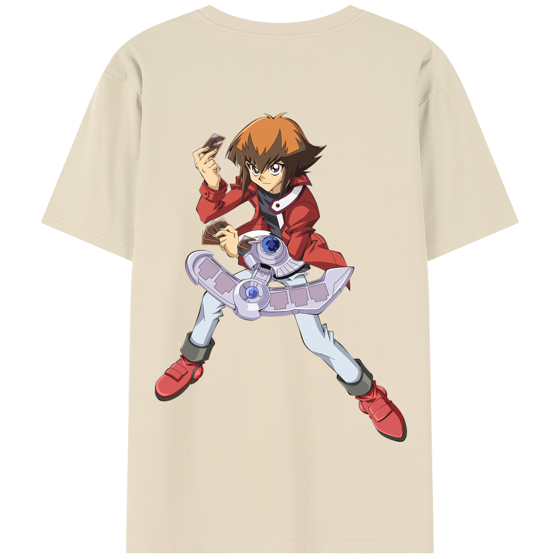 （画像用） 遊☆戯☆王 Yu-Gi-Oh! 綿100％半袖Tシャツ（背面プリント）