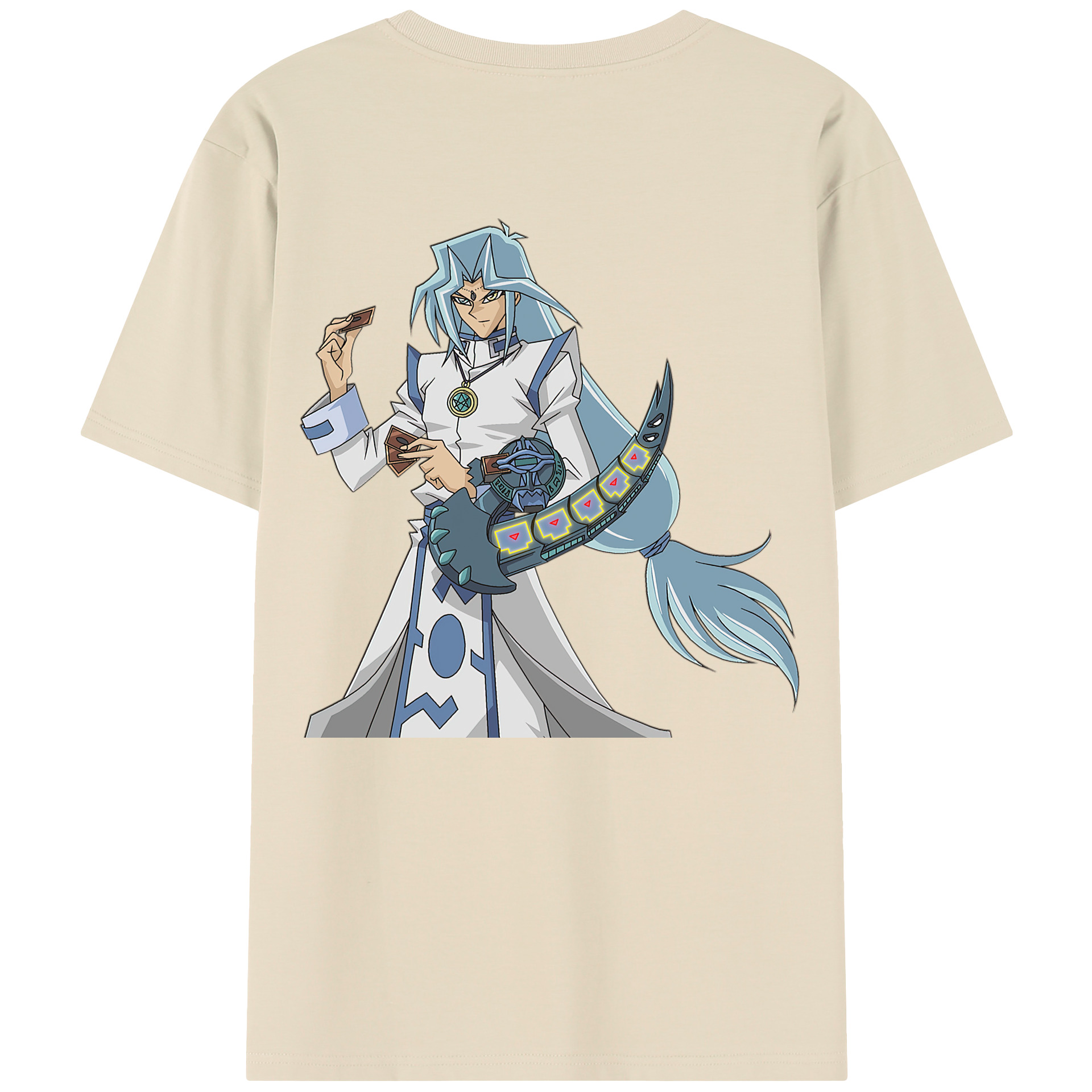 （画像用） 遊☆戯☆王 Yu-Gi-Oh! 綿100％半袖Tシャツ（背面プリント）