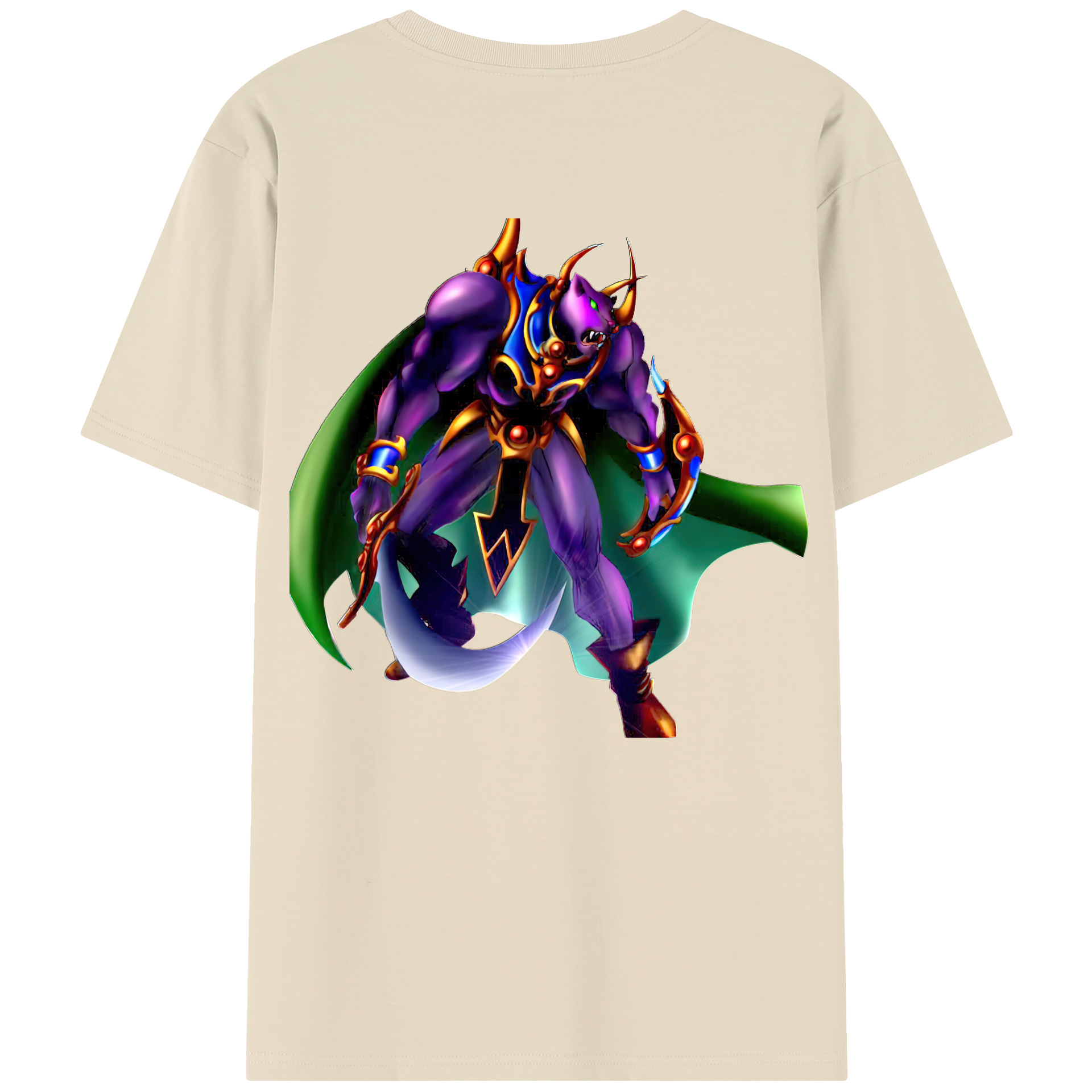 （画像用） 遊☆戯☆王 Yu-Gi-Oh! 綿100％半袖Tシャツ（背面プリント）