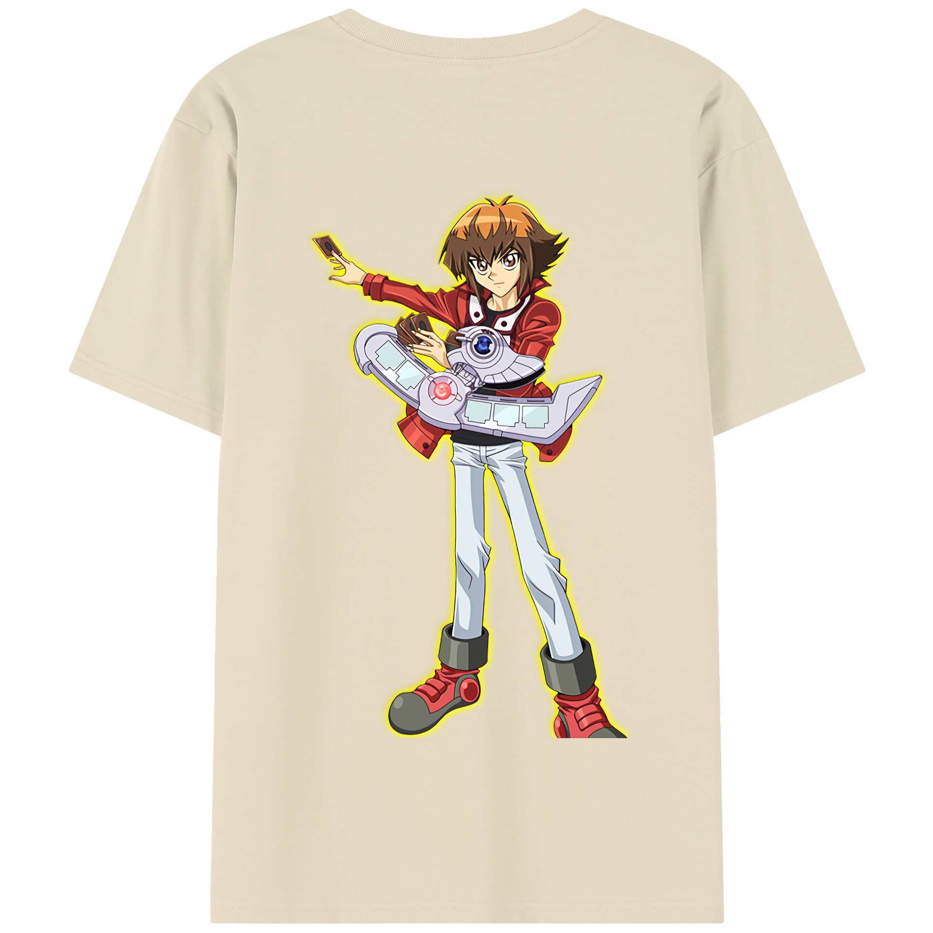 （画像用） 遊☆戯☆王 Yu-Gi-Oh! 綿100％半袖Tシャツ（背面プリント）