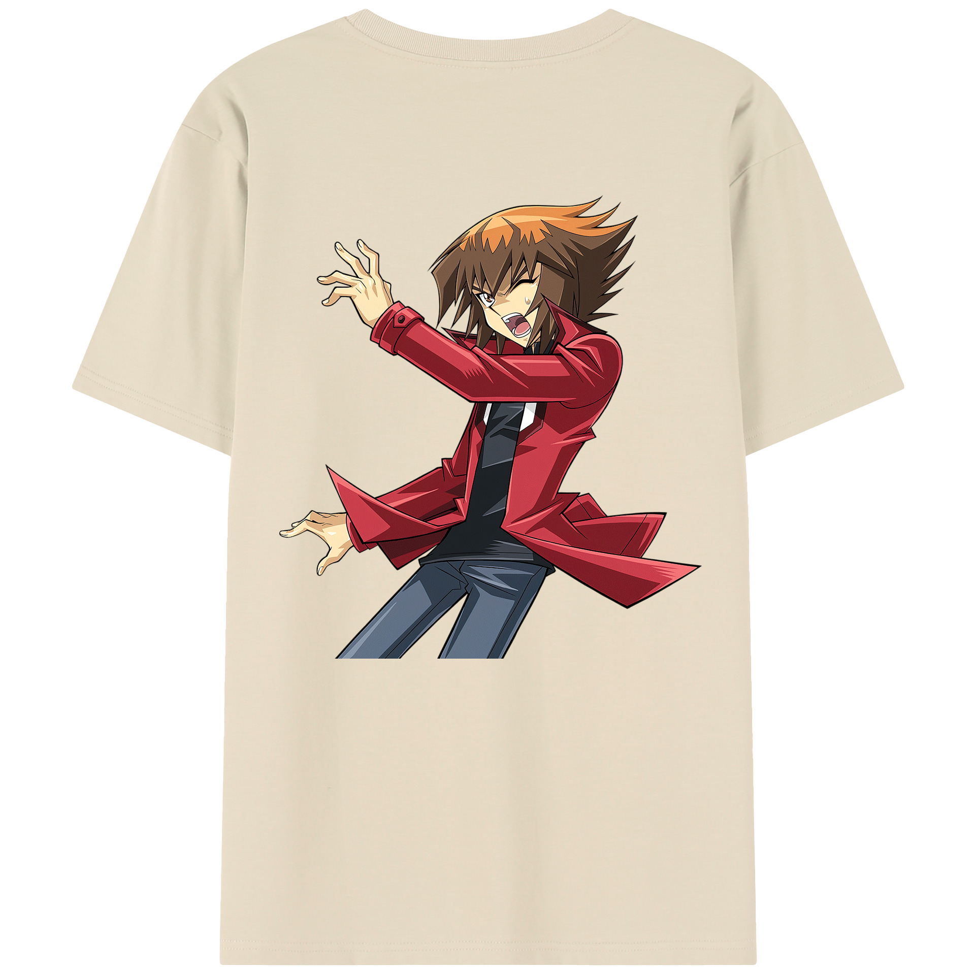 （画像用） 遊☆戯☆王 Yu-Gi-Oh! 綿100％半袖Tシャツ（背面プリント）