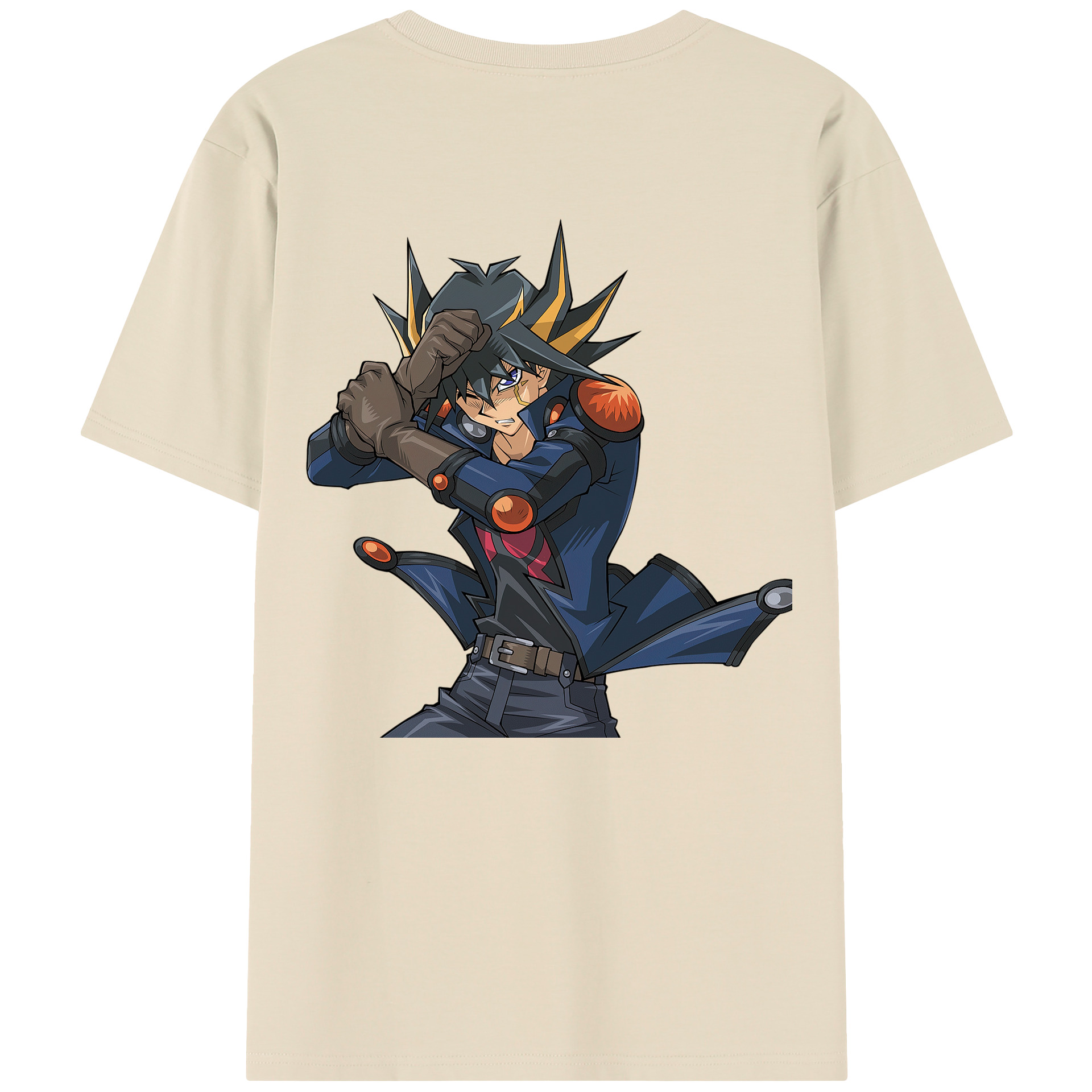 （画像用） 遊☆戯☆王 Yu-Gi-Oh! 綿100％半袖Tシャツ（背面プリント）