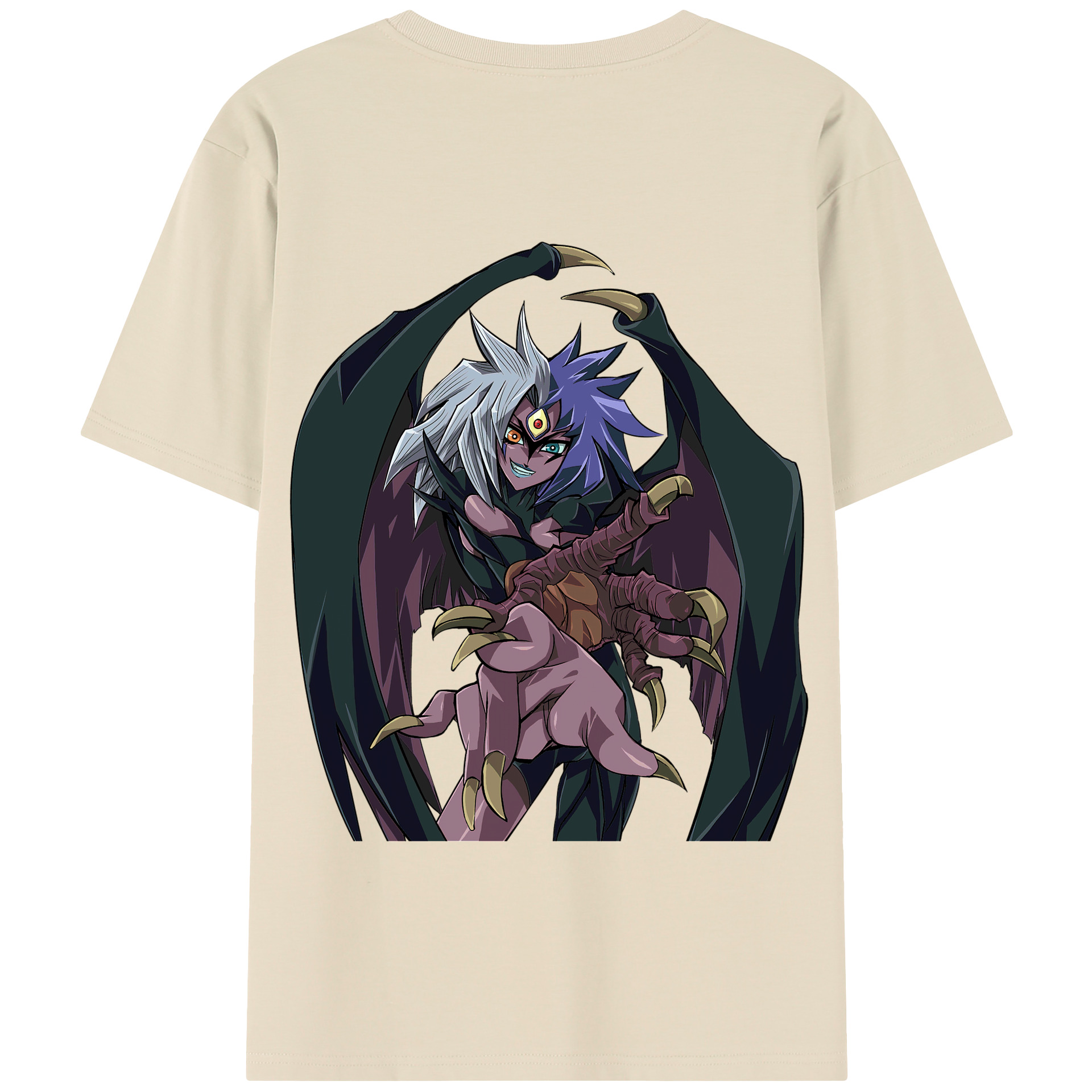 （画像用） 遊☆戯☆王 Yu-Gi-Oh! 綿100％半袖Tシャツ（背面プリント）