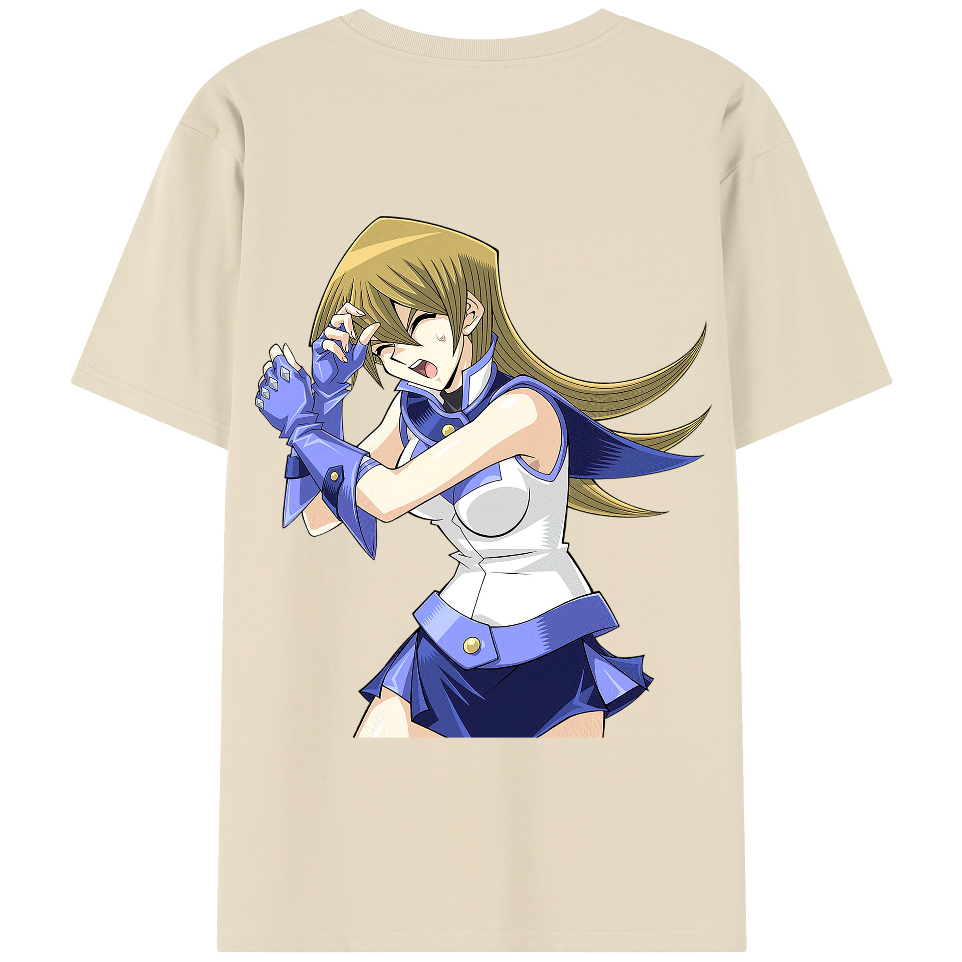 （画像用） 遊☆戯☆王 Yu-Gi-Oh! 綿100％半袖Tシャツ（背面プリント）