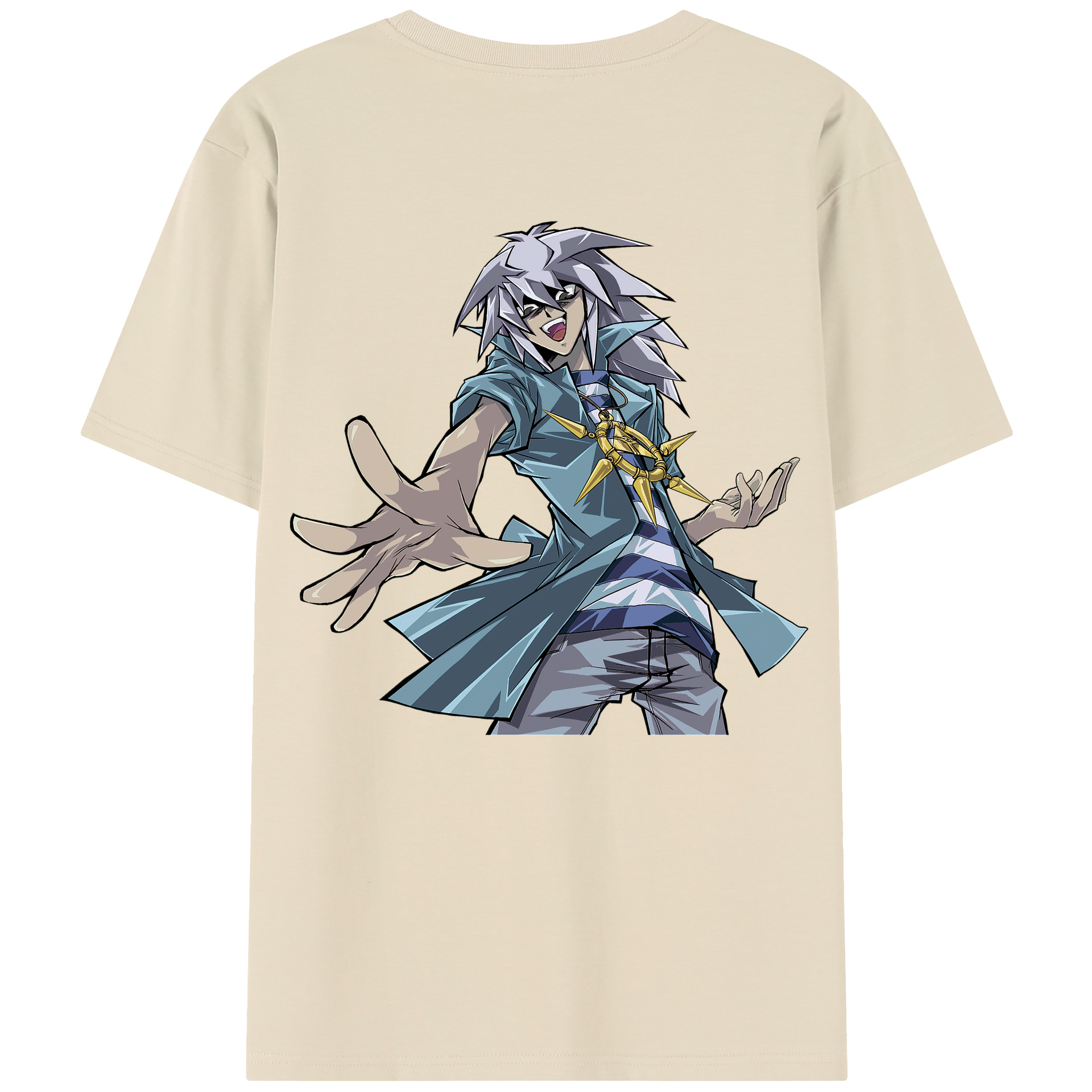 （画像用） 遊☆戯☆王 Yu-Gi-Oh! 綿100％半袖Tシャツ（背面プリント）