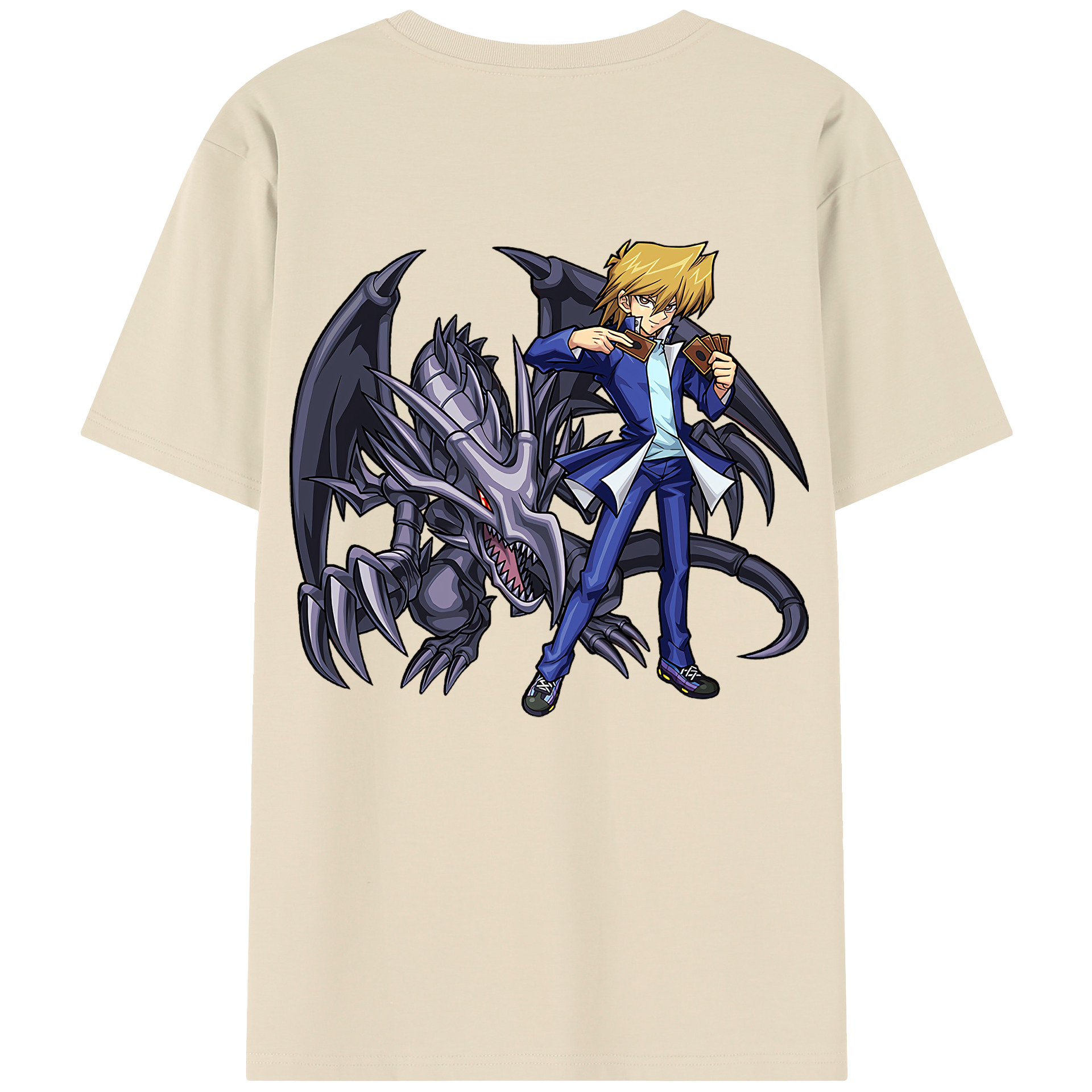 （画像用） 遊☆戯☆王 Yu-Gi-Oh! 綿100％半袖Tシャツ（背面プリント）