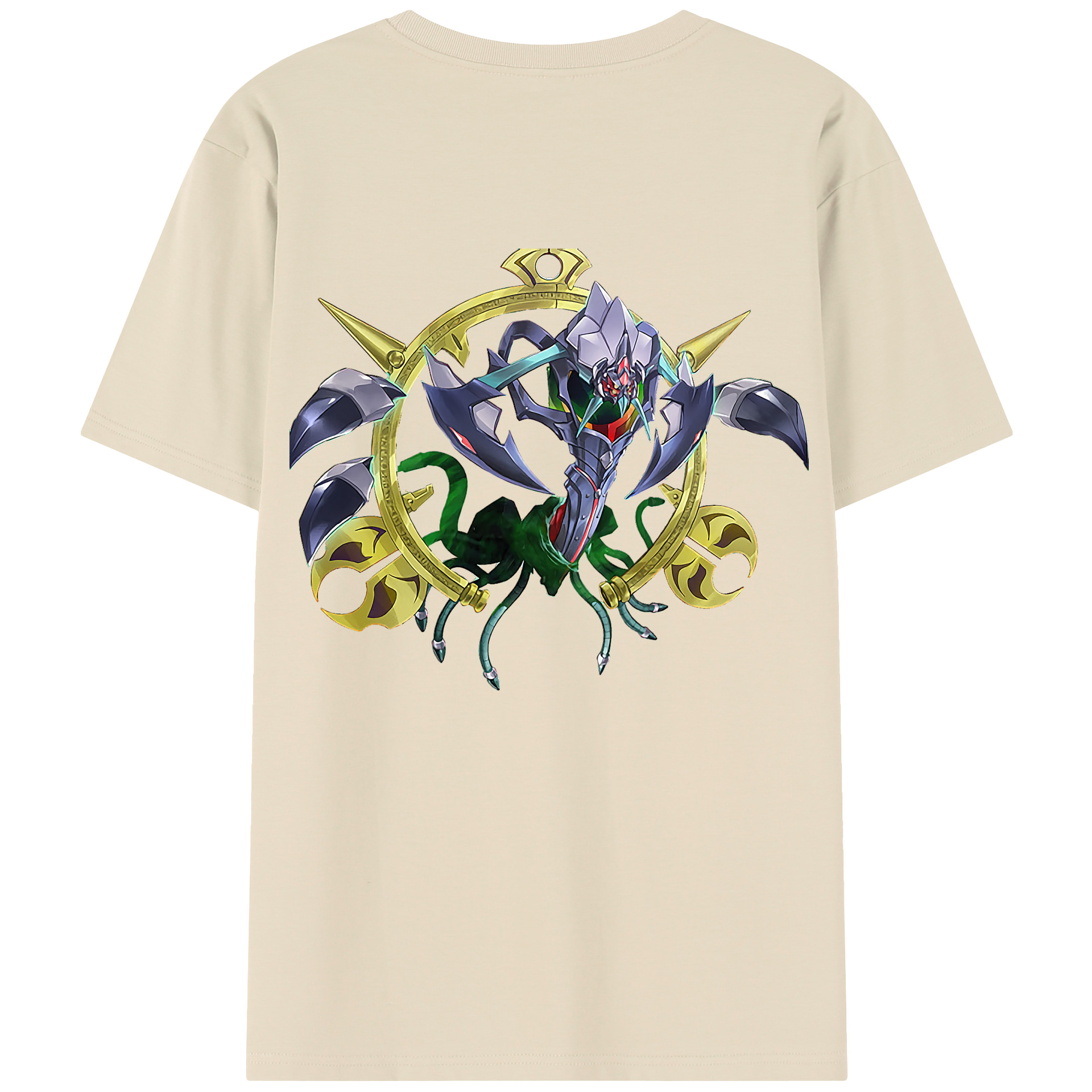 （画像用） 遊☆戯☆王 Yu-Gi-Oh! 綿100％半袖Tシャツ（背面プリント）