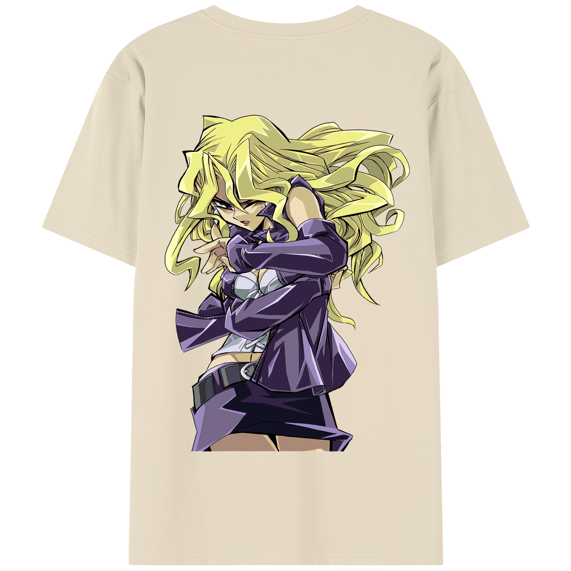 （画像用） 遊☆戯☆王 Yu-Gi-Oh! 綿100％半袖Tシャツ（背面プリント）