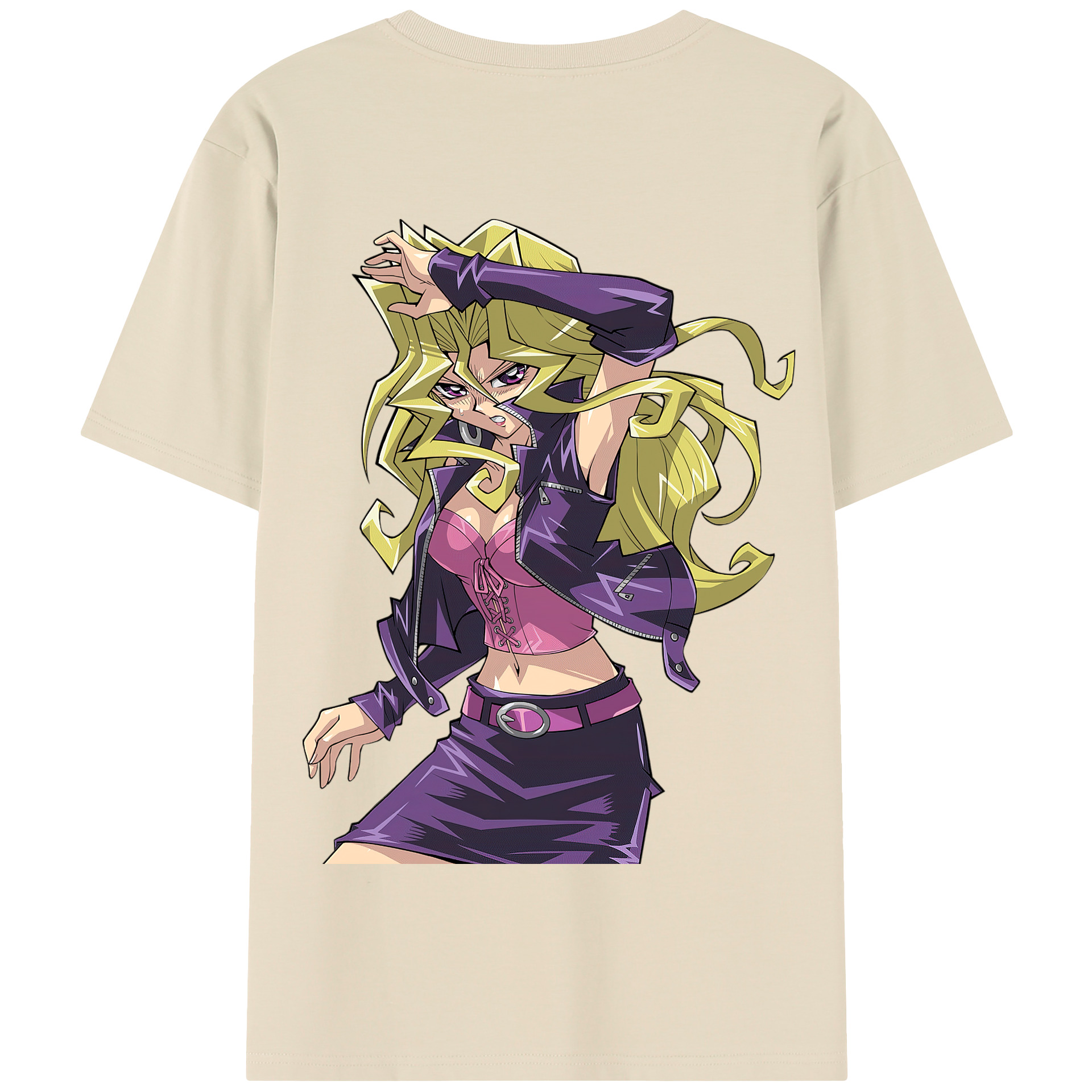 （画像用） 遊☆戯☆王 Yu-Gi-Oh! 綿100％半袖Tシャツ（背面プリント）