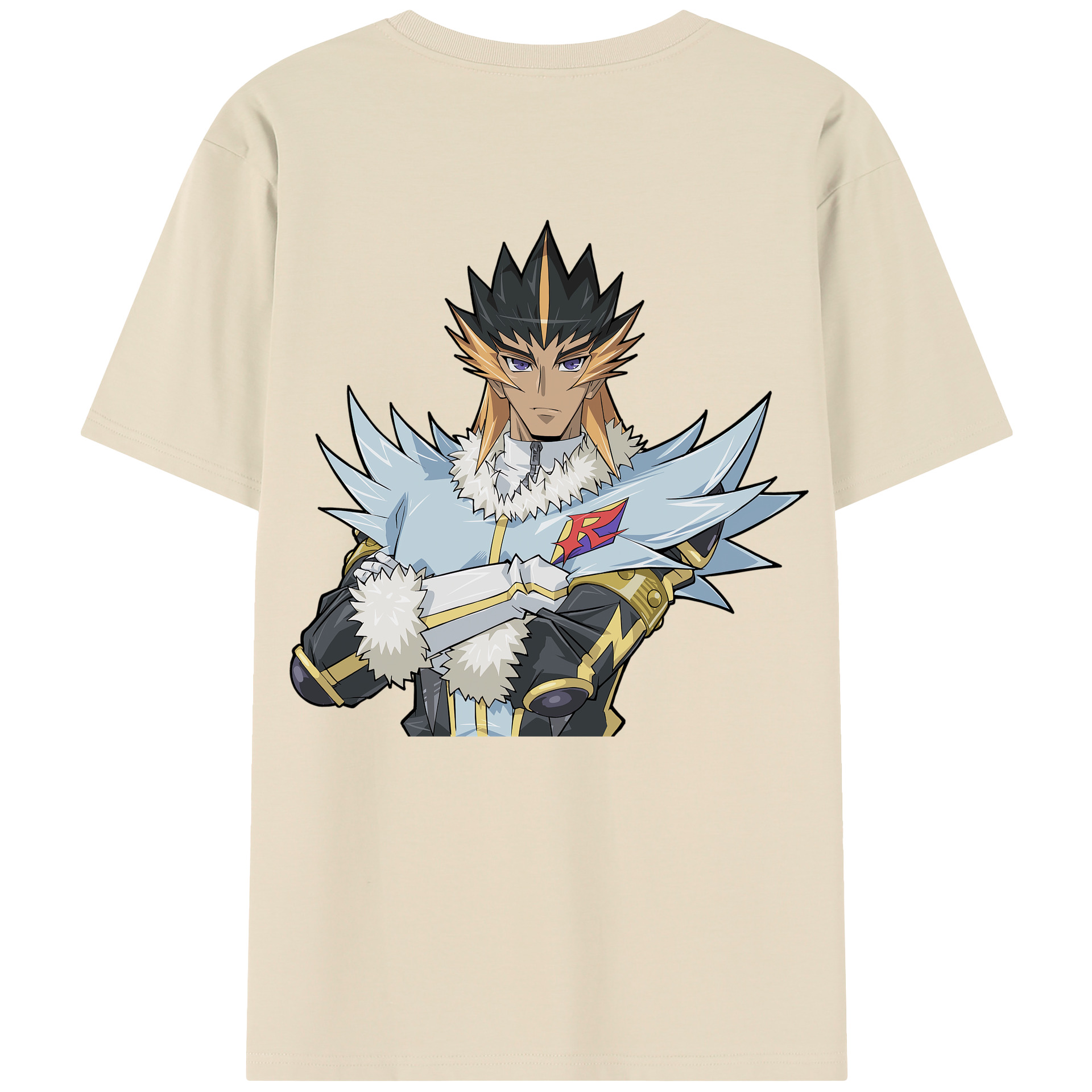 （画像用） 遊☆戯☆王 Yu-Gi-Oh! 綿100％半袖Tシャツ（背面プリント）