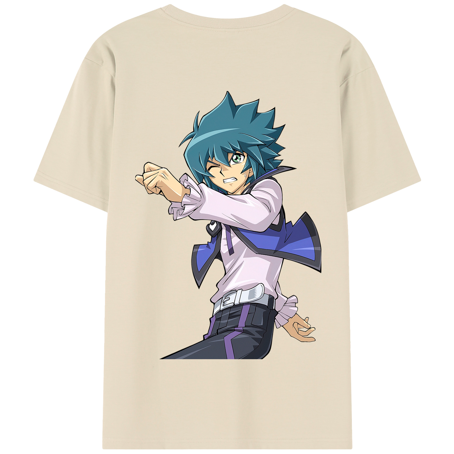 （画像用） 遊☆戯☆王 Yu-Gi-Oh! 綿100％半袖Tシャツ（背面プリント）