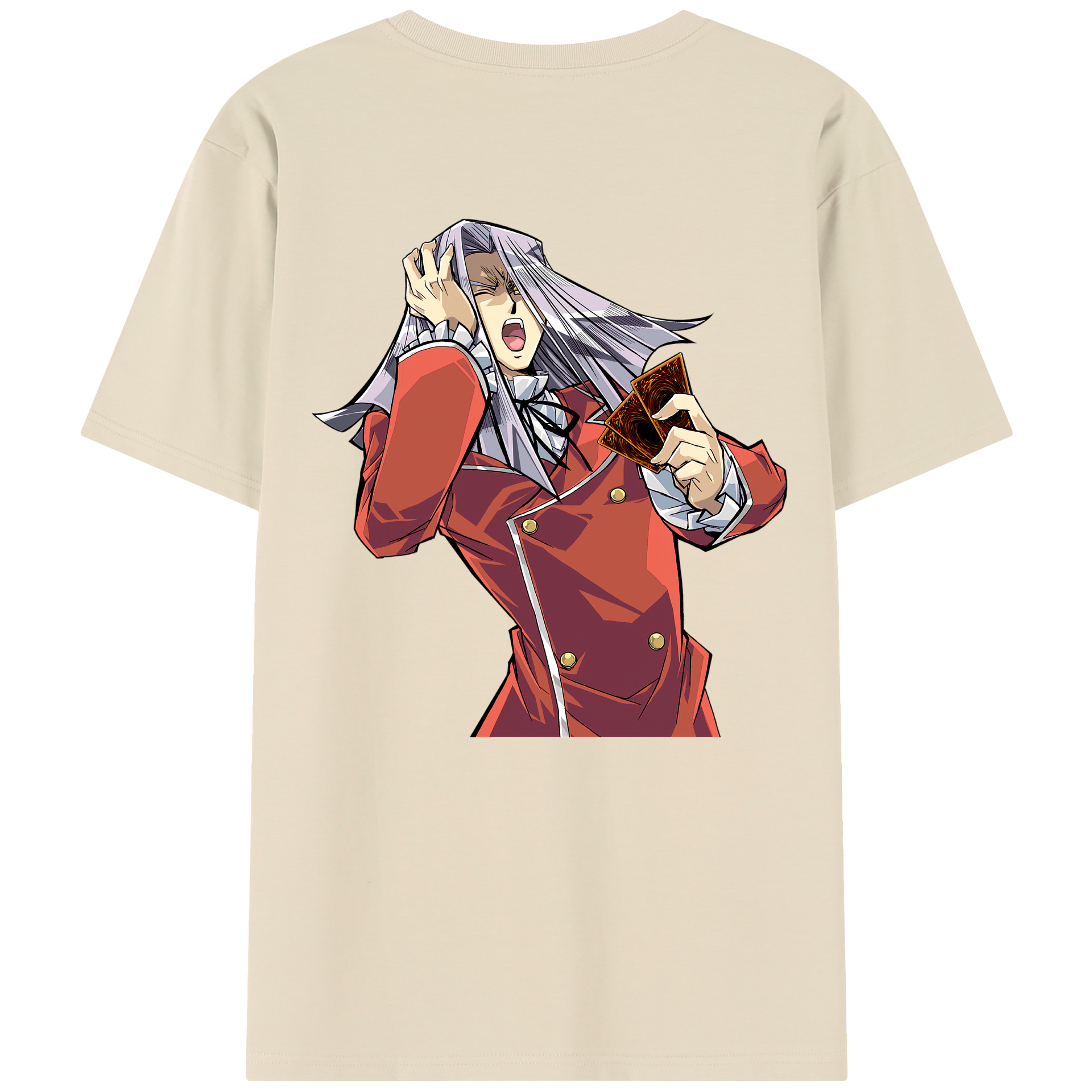 （画像用） 遊☆戯☆王 Yu-Gi-Oh! 綿100％半袖Tシャツ（背面プリント）