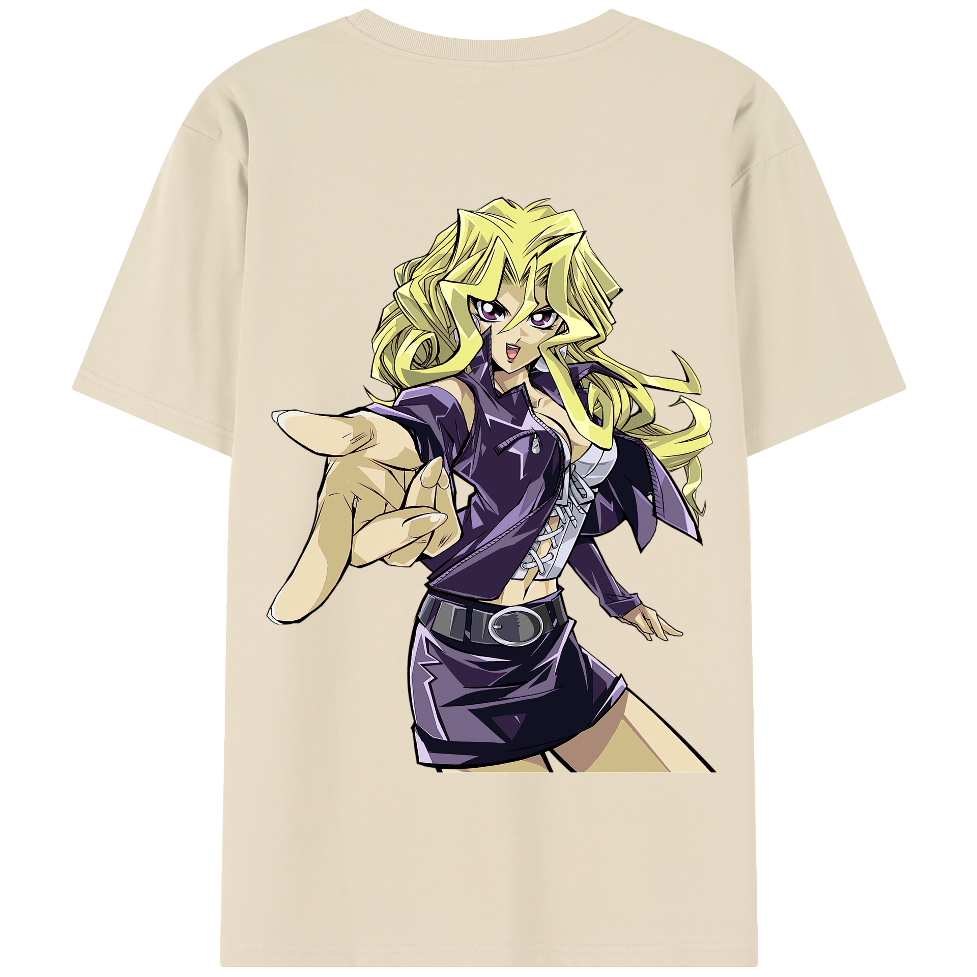 （画像用） 遊☆戯☆王 Yu-Gi-Oh! 綿100％半袖Tシャツ（背面プリント）