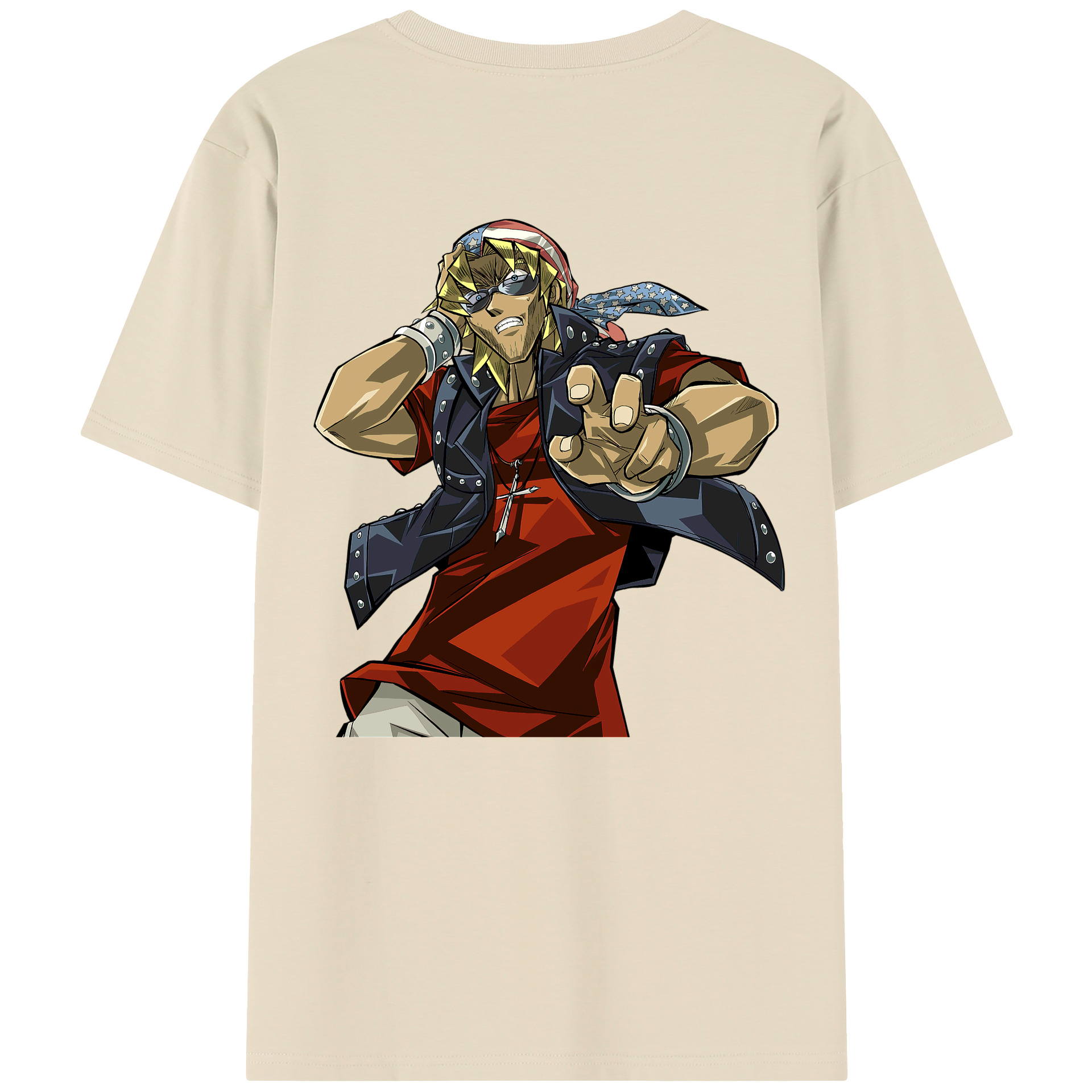 （画像用） 遊☆戯☆王 Yu-Gi-Oh! 綿100％半袖Tシャツ（背面プリント）