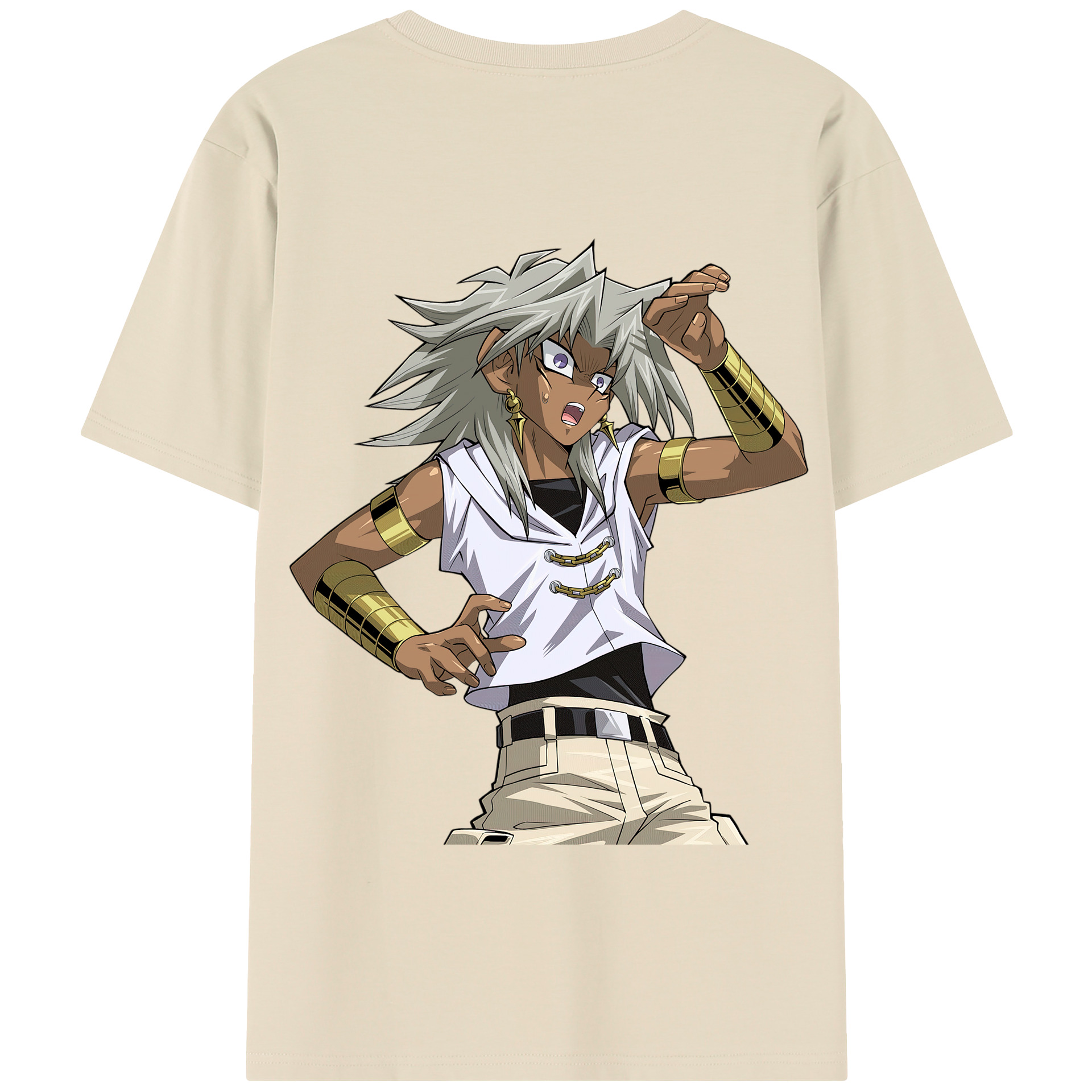 （画像用） 遊☆戯☆王 Yu-Gi-Oh! 綿100％半袖Tシャツ（背面プリント）