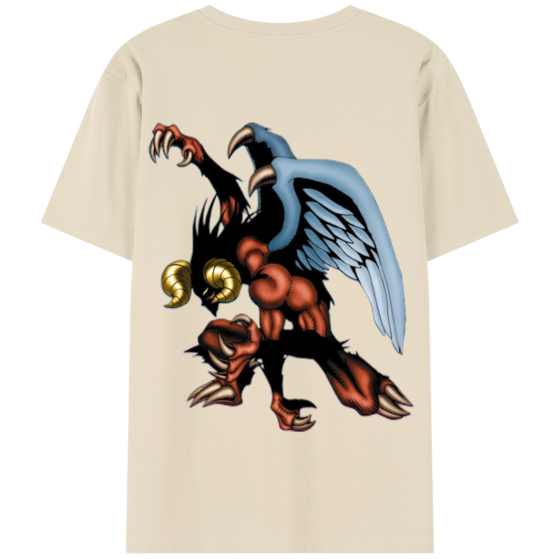 （画像用） 遊☆戯☆王 Yu-Gi-Oh! 綿100％半袖Tシャツ（背面プリント）