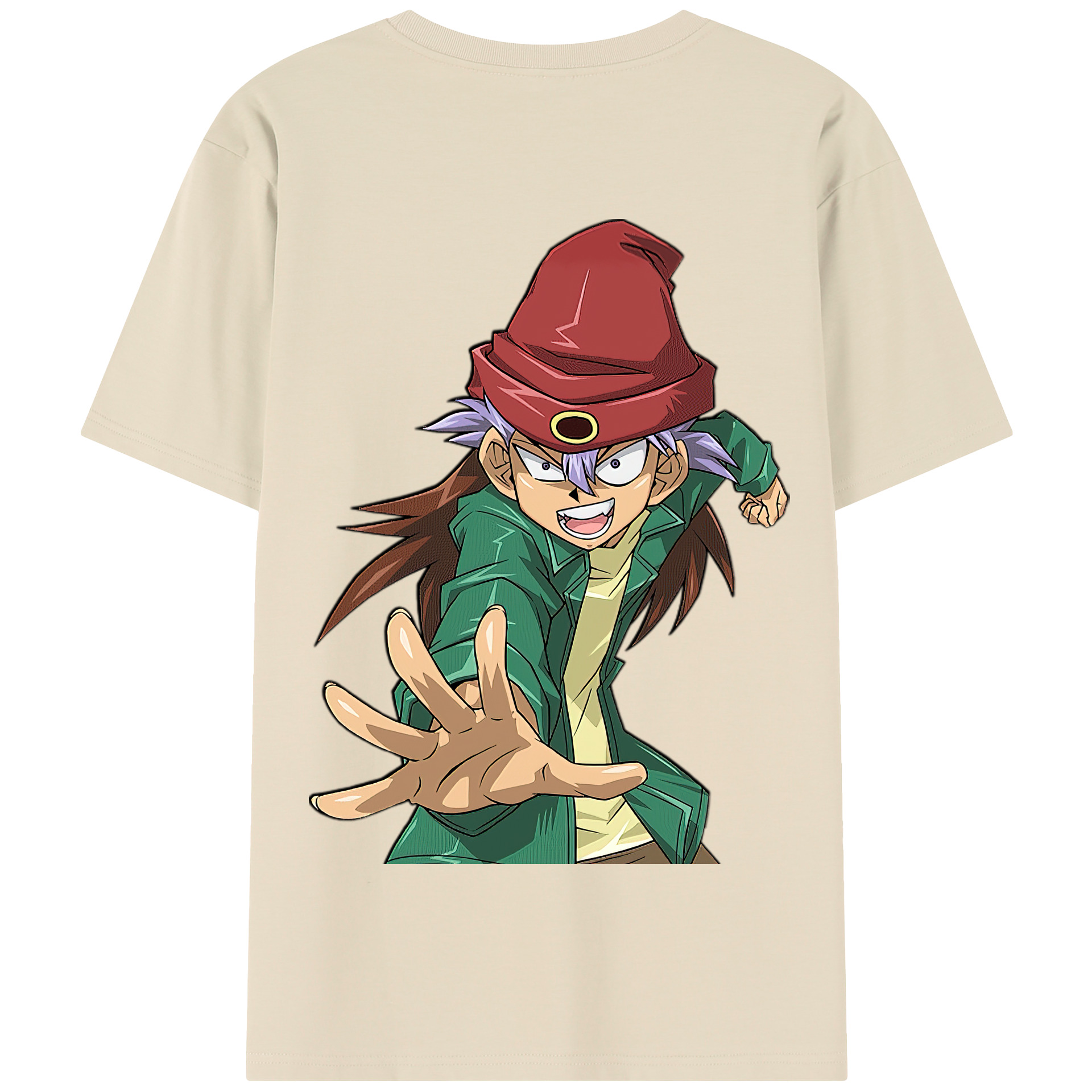 （画像用） 遊☆戯☆王 Yu-Gi-Oh! 綿100％半袖Tシャツ（背面プリント）