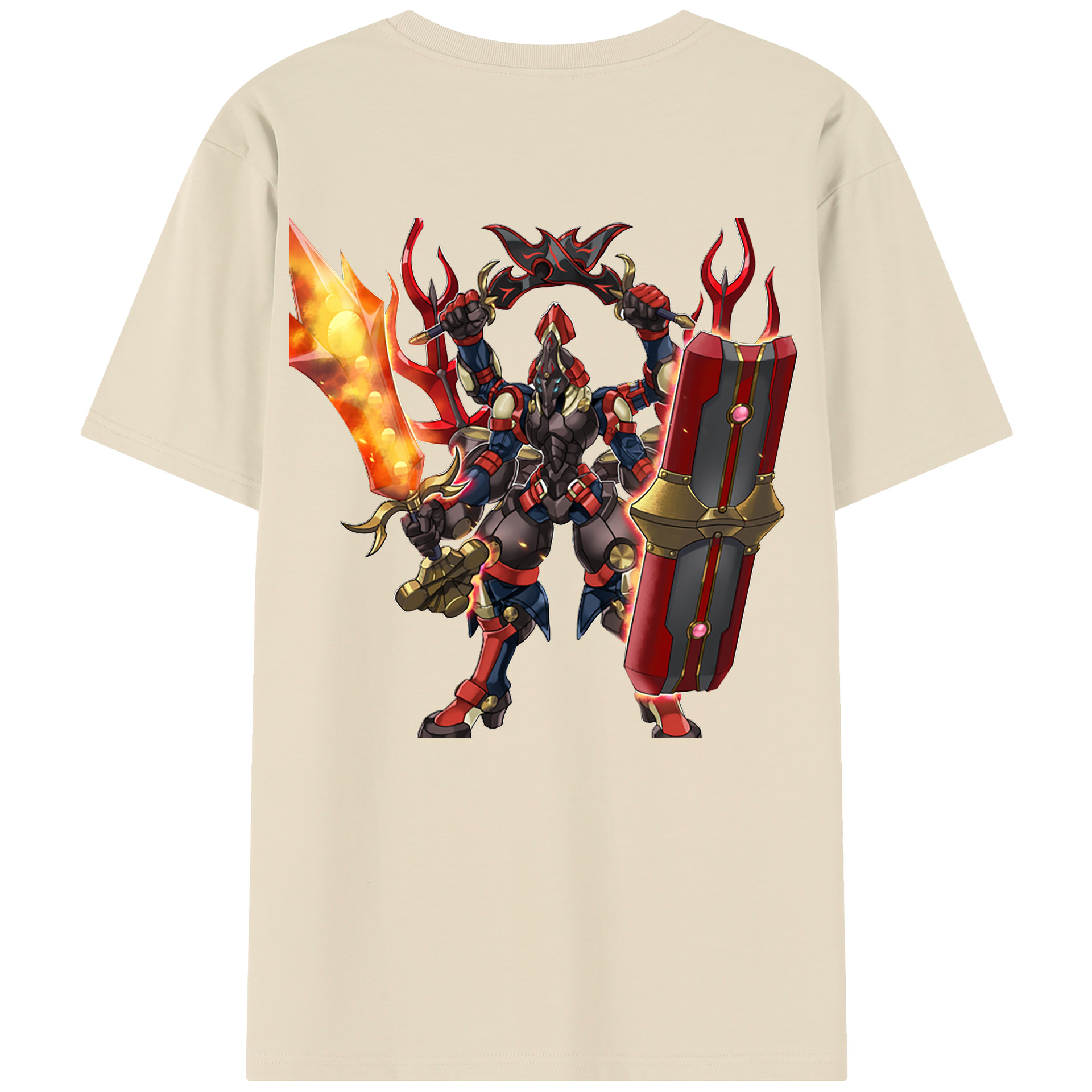 （画像用） 遊☆戯☆王 Yu-Gi-Oh! 綿100％半袖Tシャツ（背面プリント）