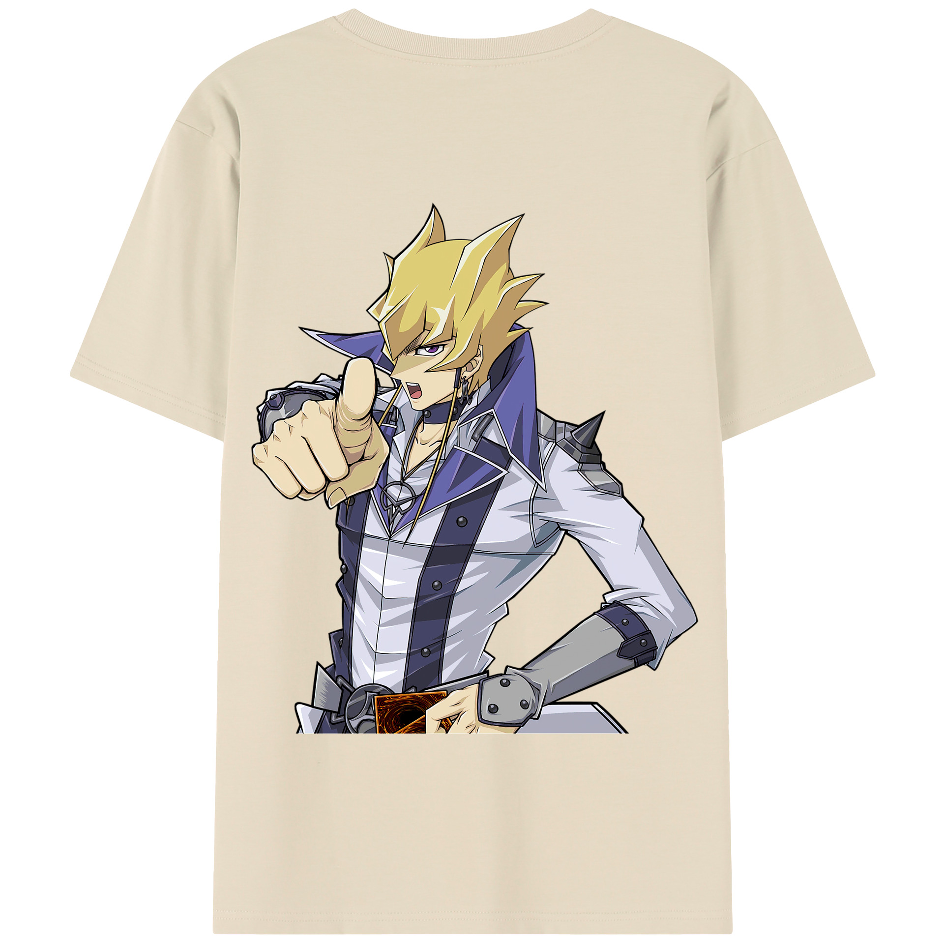 （画像用） 遊☆戯☆王 Yu-Gi-Oh! 綿100％半袖Tシャツ（背面プリント）