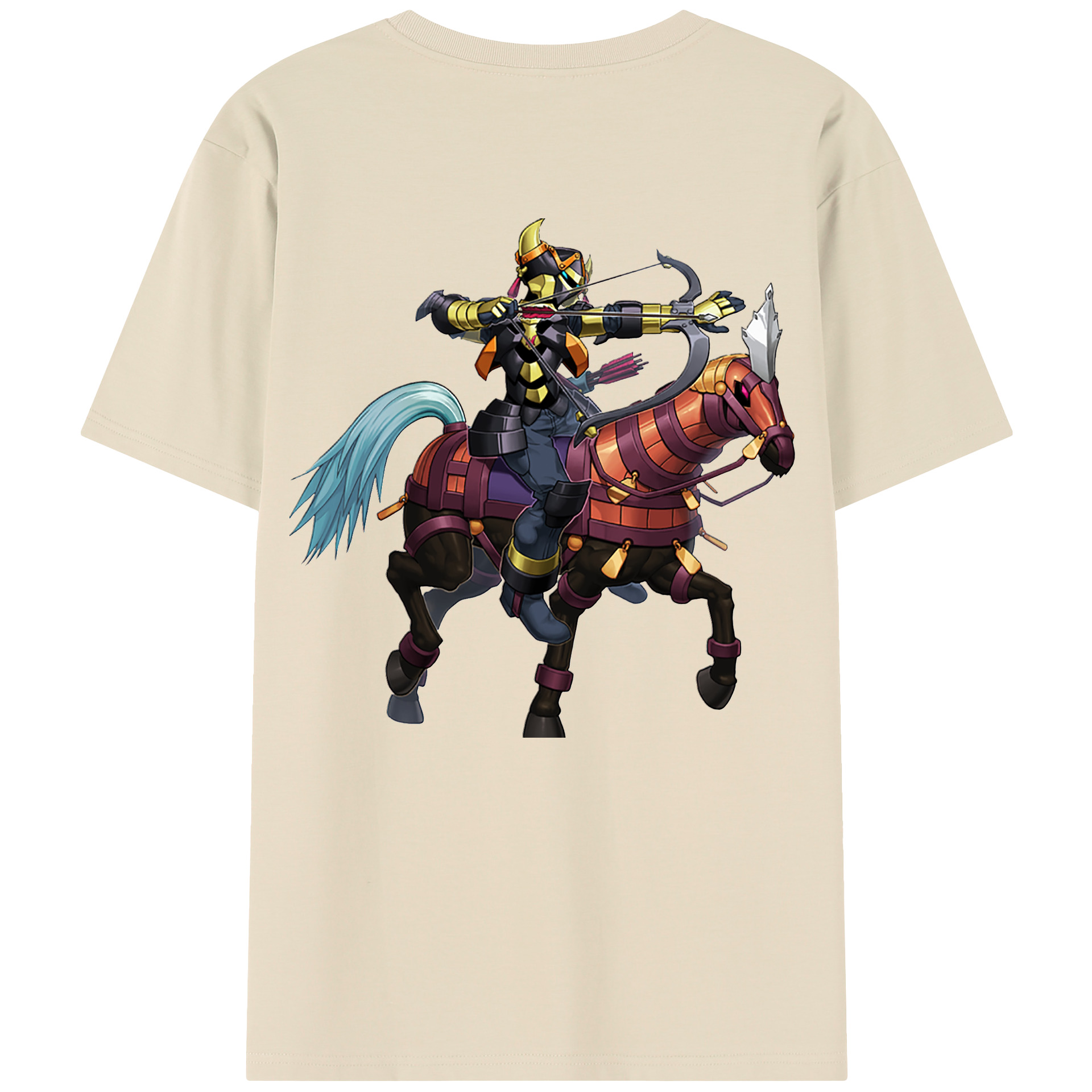 （画像用） 遊☆戯☆王 Yu-Gi-Oh! 綿100％半袖Tシャツ（背面プリント）