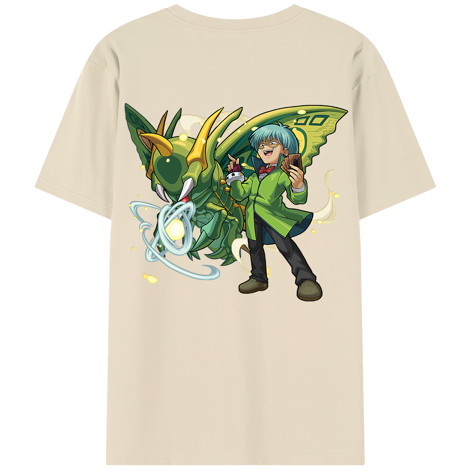 （画像用） 遊☆戯☆王 Yu-Gi-Oh! 綿100％半袖Tシャツ（背面プリント）