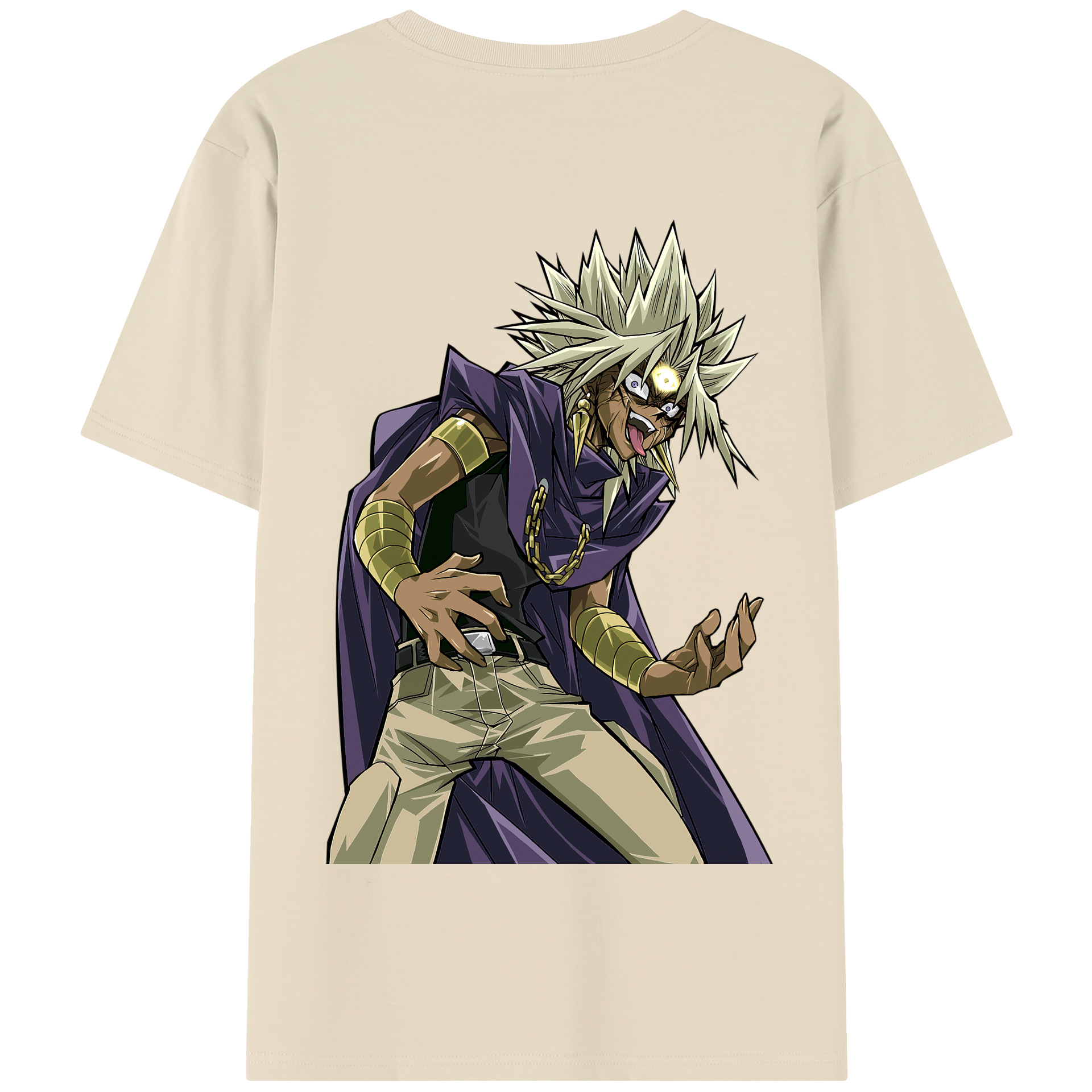 （画像用） 遊☆戯☆王 Yu-Gi-Oh! 綿100％半袖Tシャツ（背面プリント）