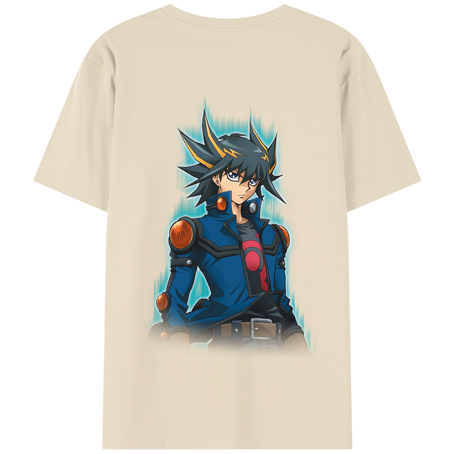 （画像用） 遊☆戯☆王 Yu-Gi-Oh! 綿100％半袖Tシャツ（背面プリント）