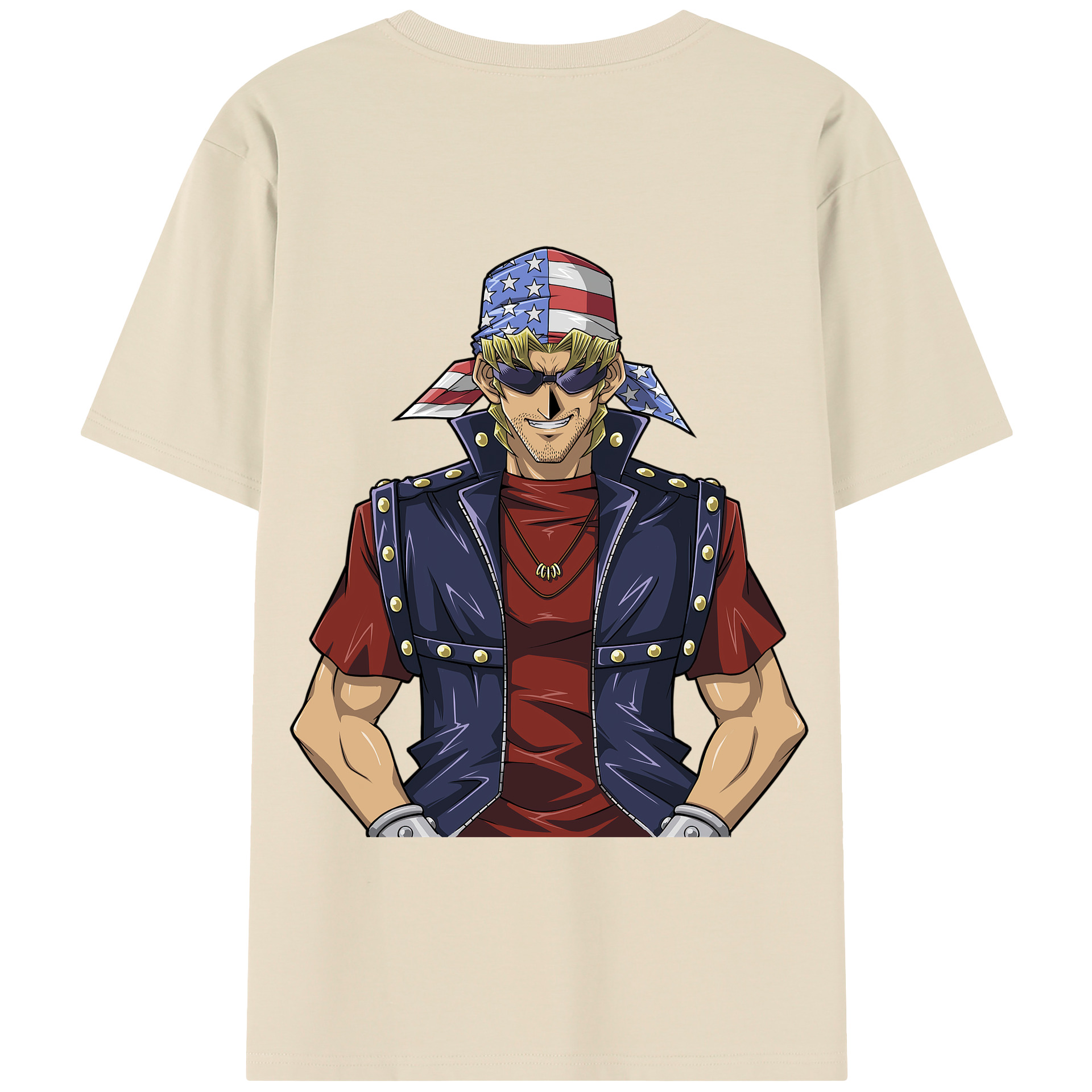（画像用） 遊☆戯☆王 Yu-Gi-Oh! 綿100％半袖Tシャツ（背面プリント）