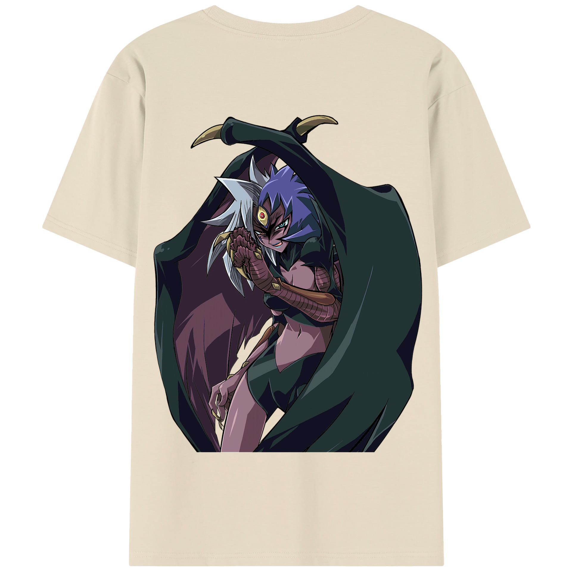 （画像用） 遊☆戯☆王 Yu-Gi-Oh! 綿100％半袖Tシャツ（背面プリント）