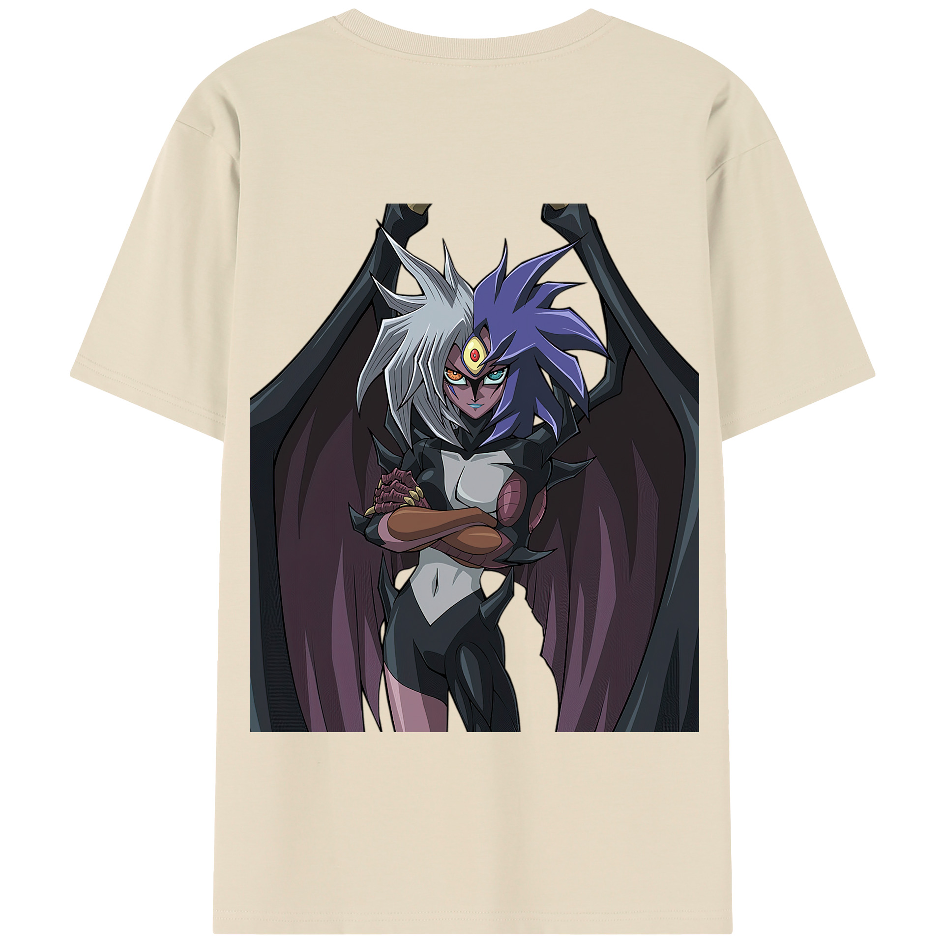 （画像用） 遊☆戯☆王 Yu-Gi-Oh! 綿100％半袖Tシャツ（背面プリント）