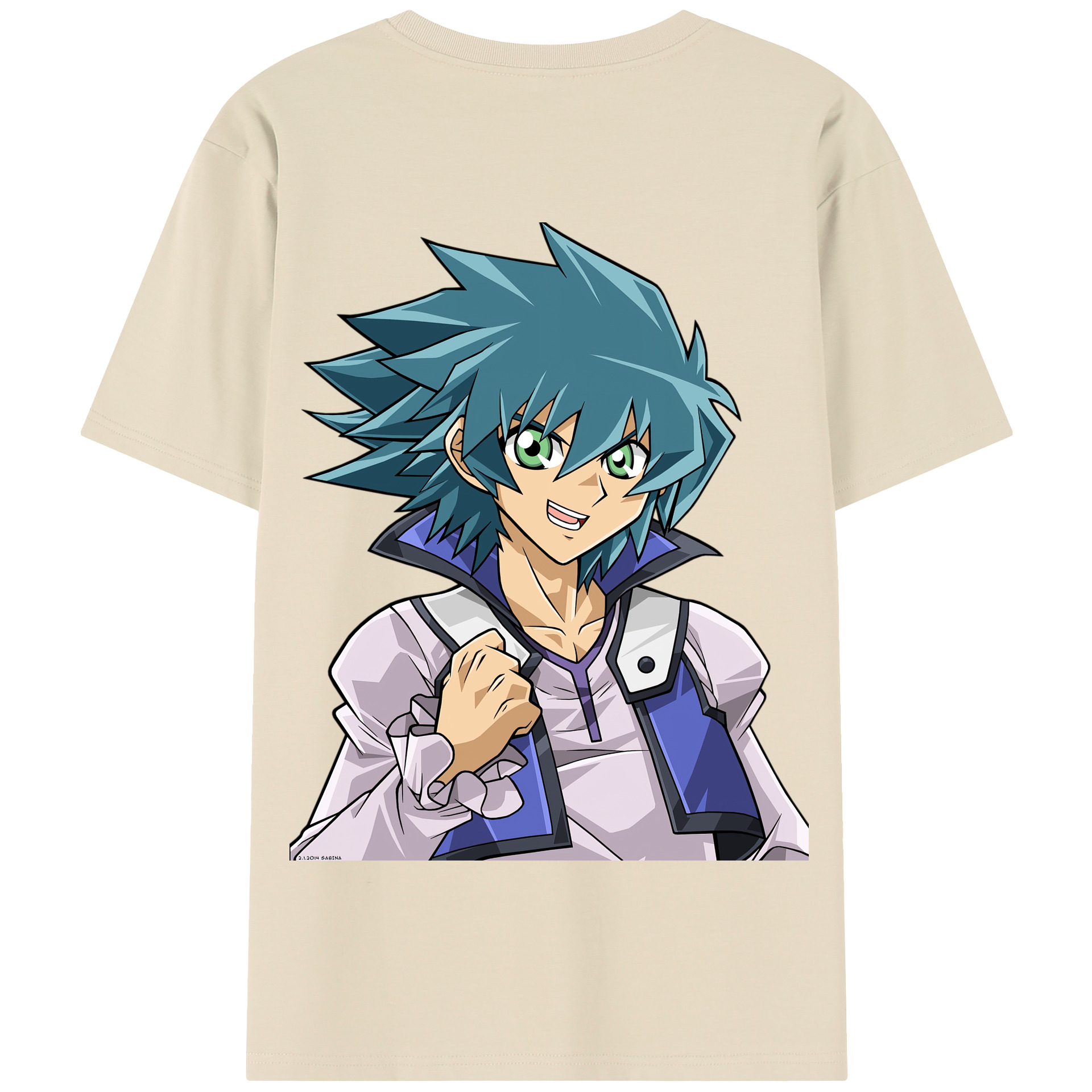 （画像用） 遊☆戯☆王 Yu-Gi-Oh! 綿100％半袖Tシャツ（背面プリント）
