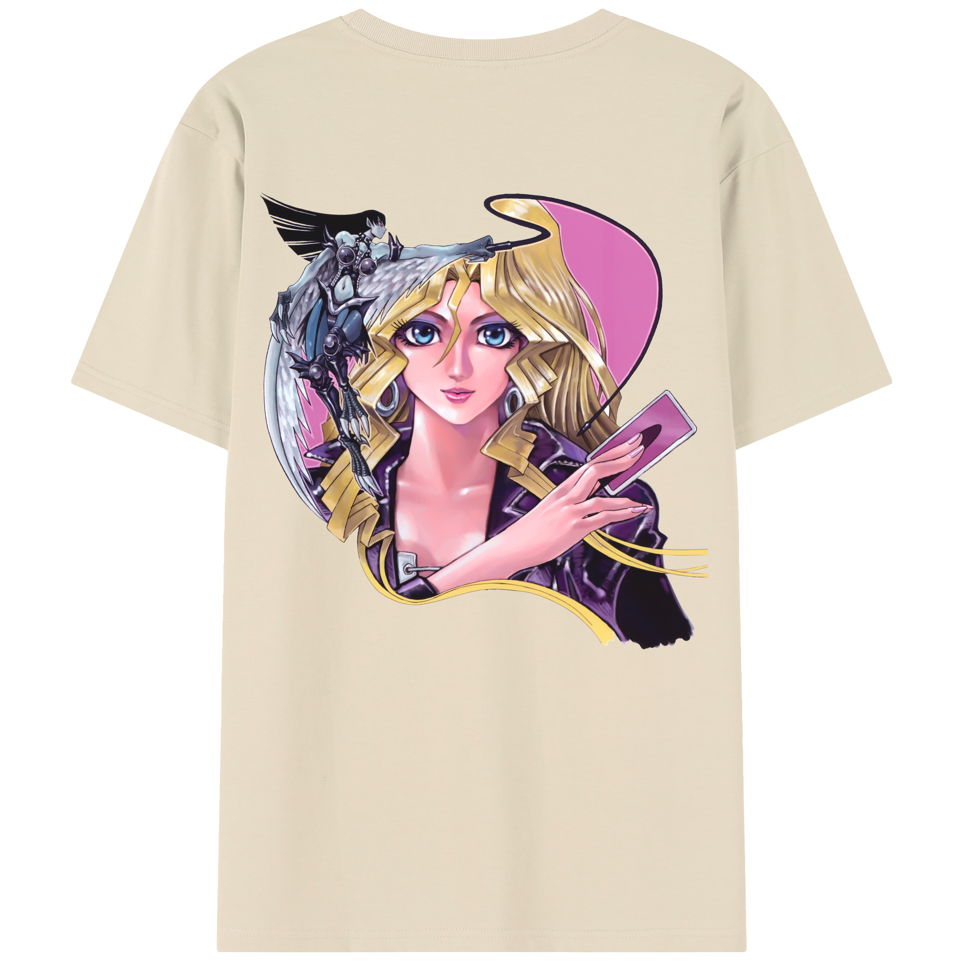 （画像用） 遊☆戯☆王 Yu-Gi-Oh! 綿100％半袖Tシャツ（背面プリント）