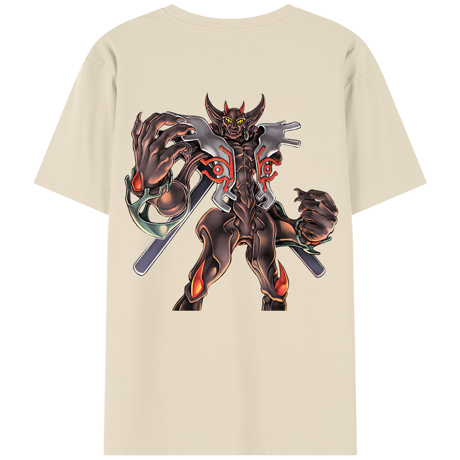 （画像用） 遊☆戯☆王 Yu-Gi-Oh! 綿100％半袖Tシャツ（背面プリント）